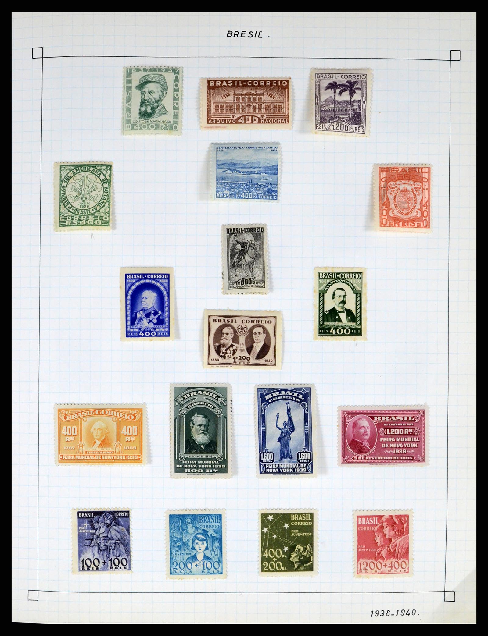 37286 006 - Postzegelverzameling 37286 Buiten Europa 1845-1980.