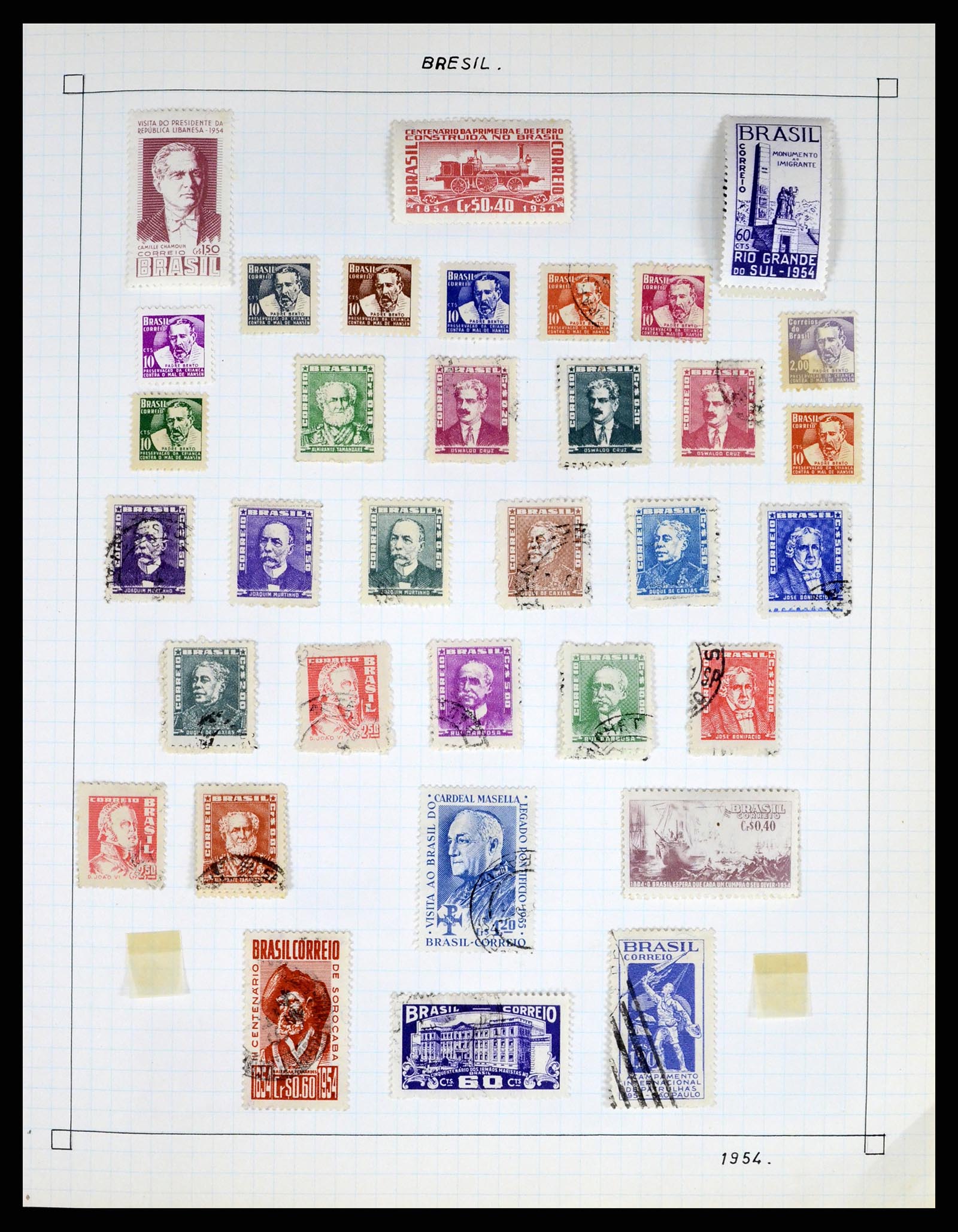 37286 017 - Postzegelverzameling 37286 Buiten Europa 1845-1980.