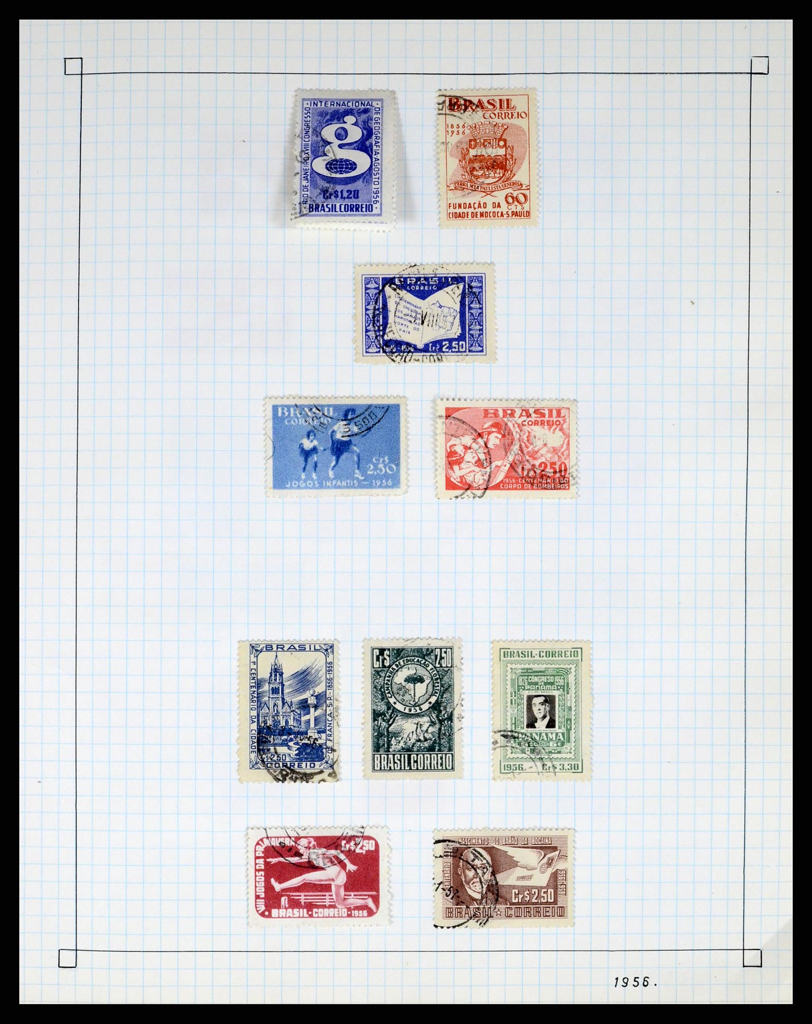 37286 019 - Postzegelverzameling 37286 Buiten Europa 1845-1980.