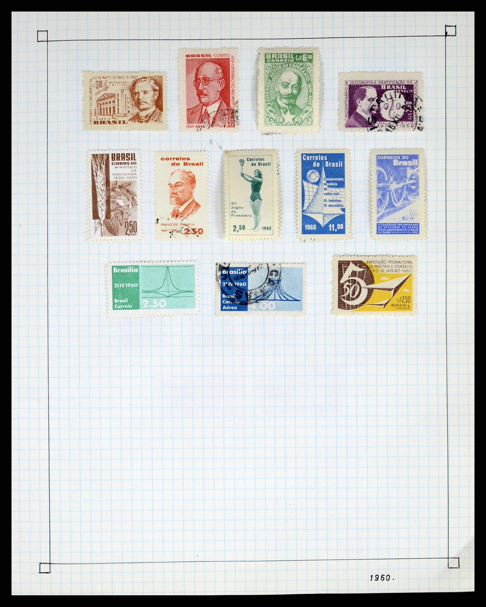 37286 023 - Postzegelverzameling 37286 Buiten Europa 1845-1980.