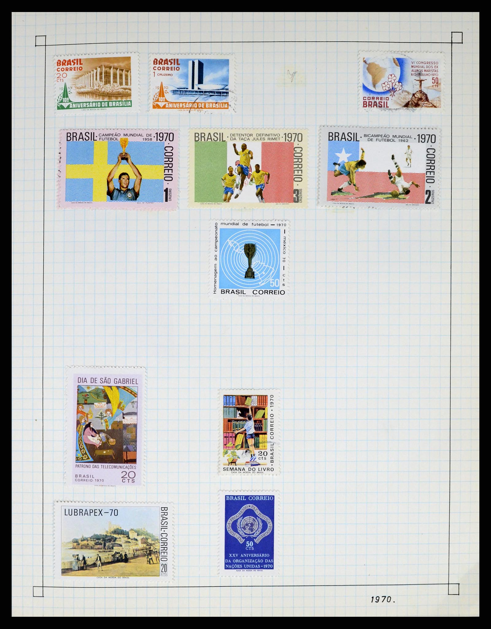 37286 036 - Postzegelverzameling 37286 Buiten Europa 1845-1980.