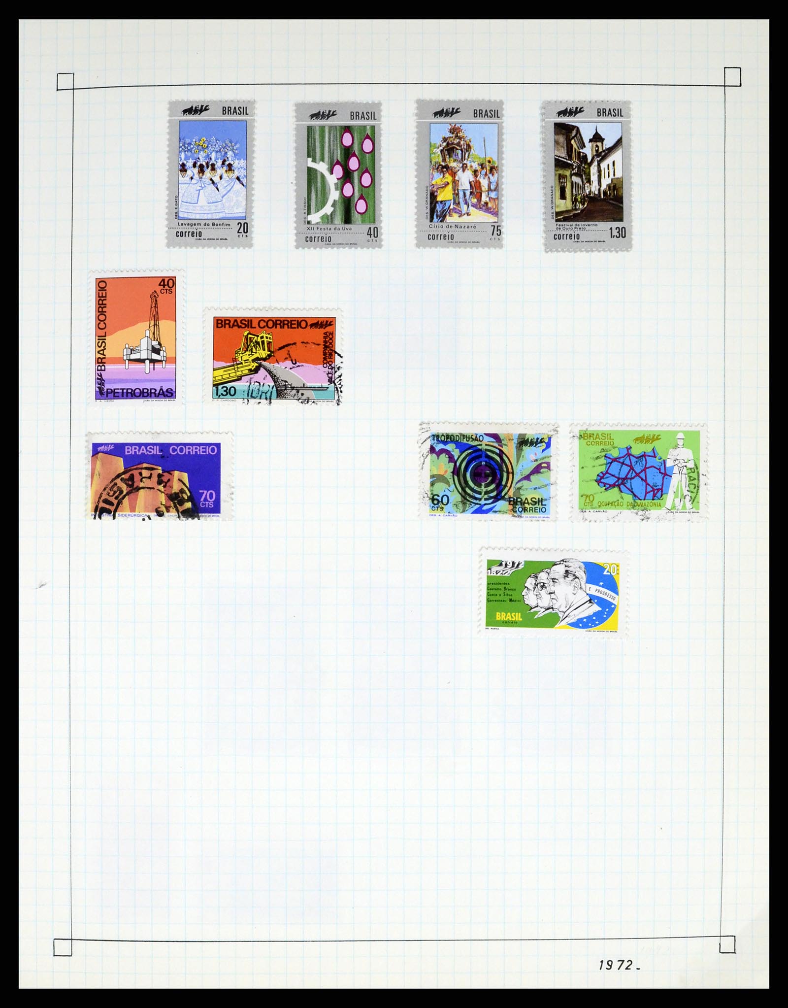 37286 038 - Postzegelverzameling 37286 Buiten Europa 1845-1980.