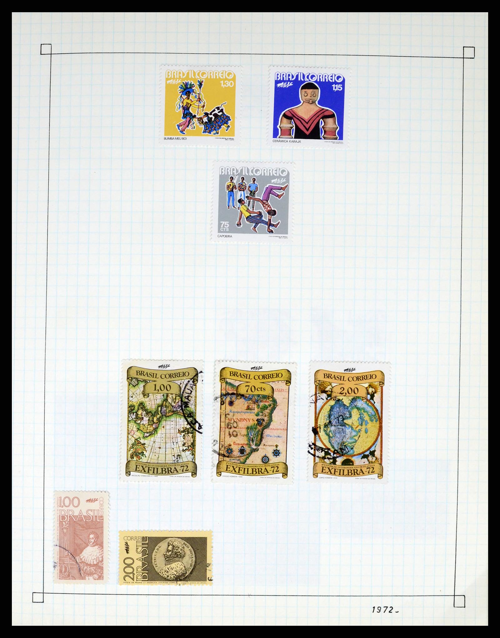 37286 039 - Postzegelverzameling 37286 Buiten Europa 1845-1980.