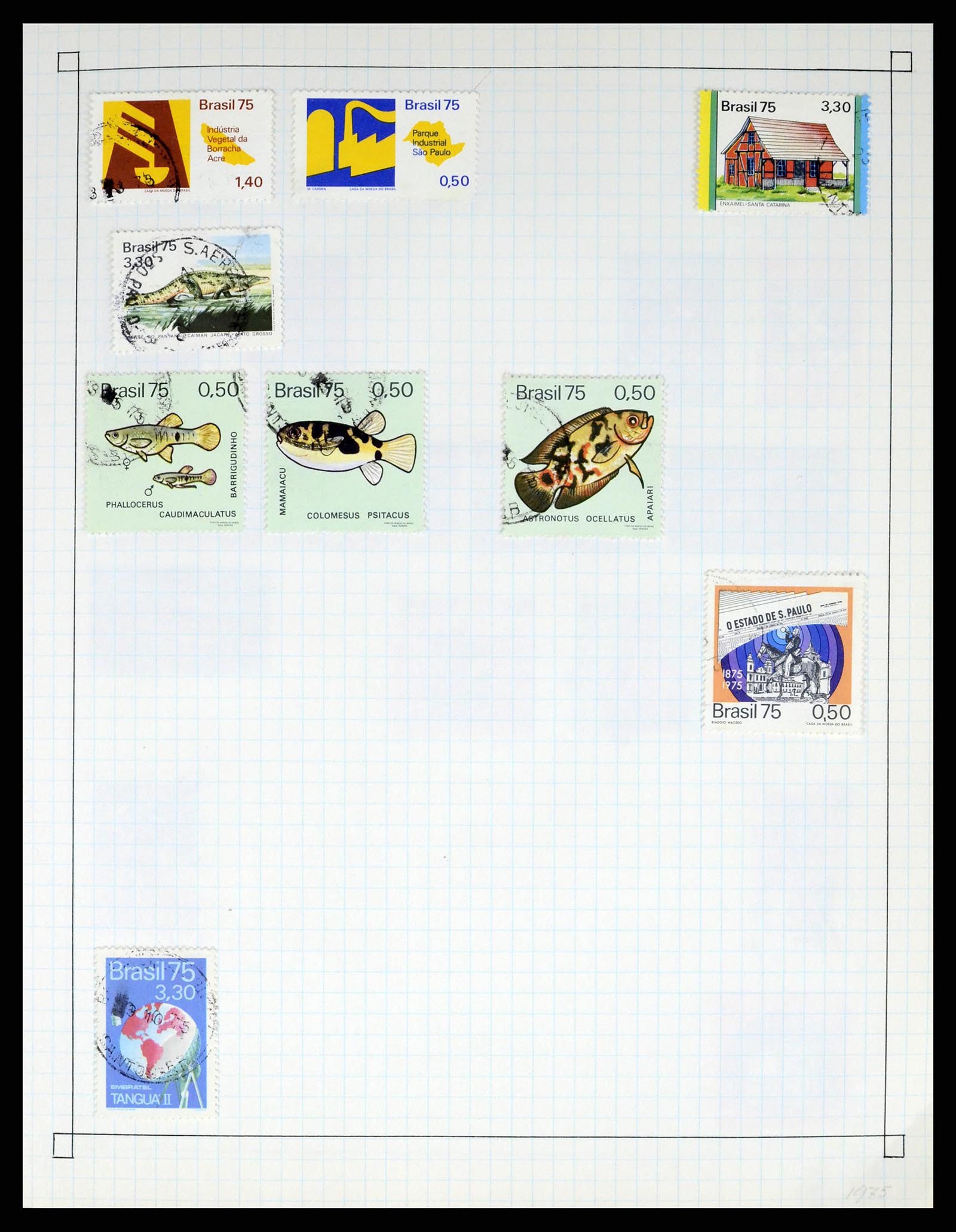 37286 044 - Postzegelverzameling 37286 Buiten Europa 1845-1980.