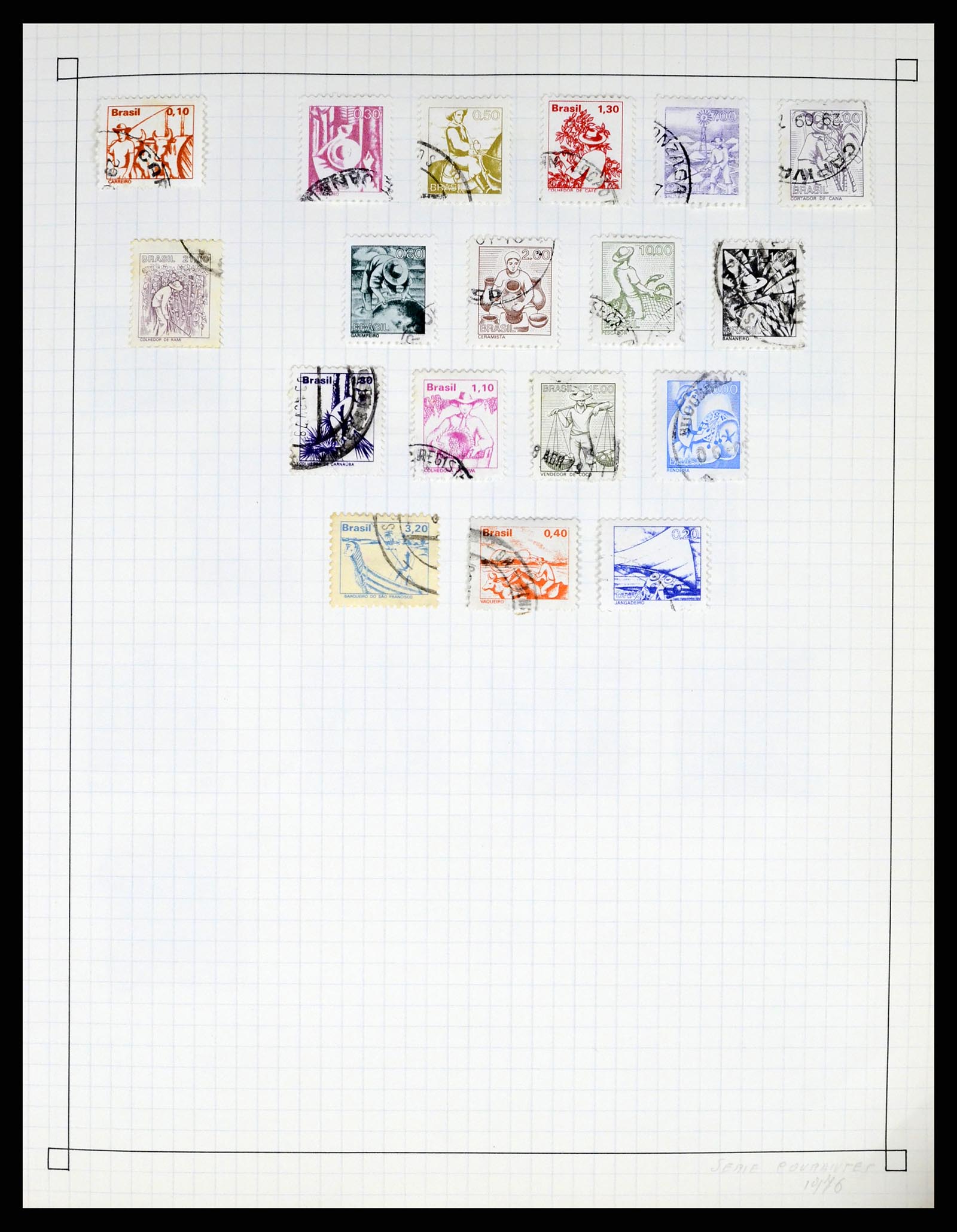 37286 046 - Postzegelverzameling 37286 Buiten Europa 1845-1980.