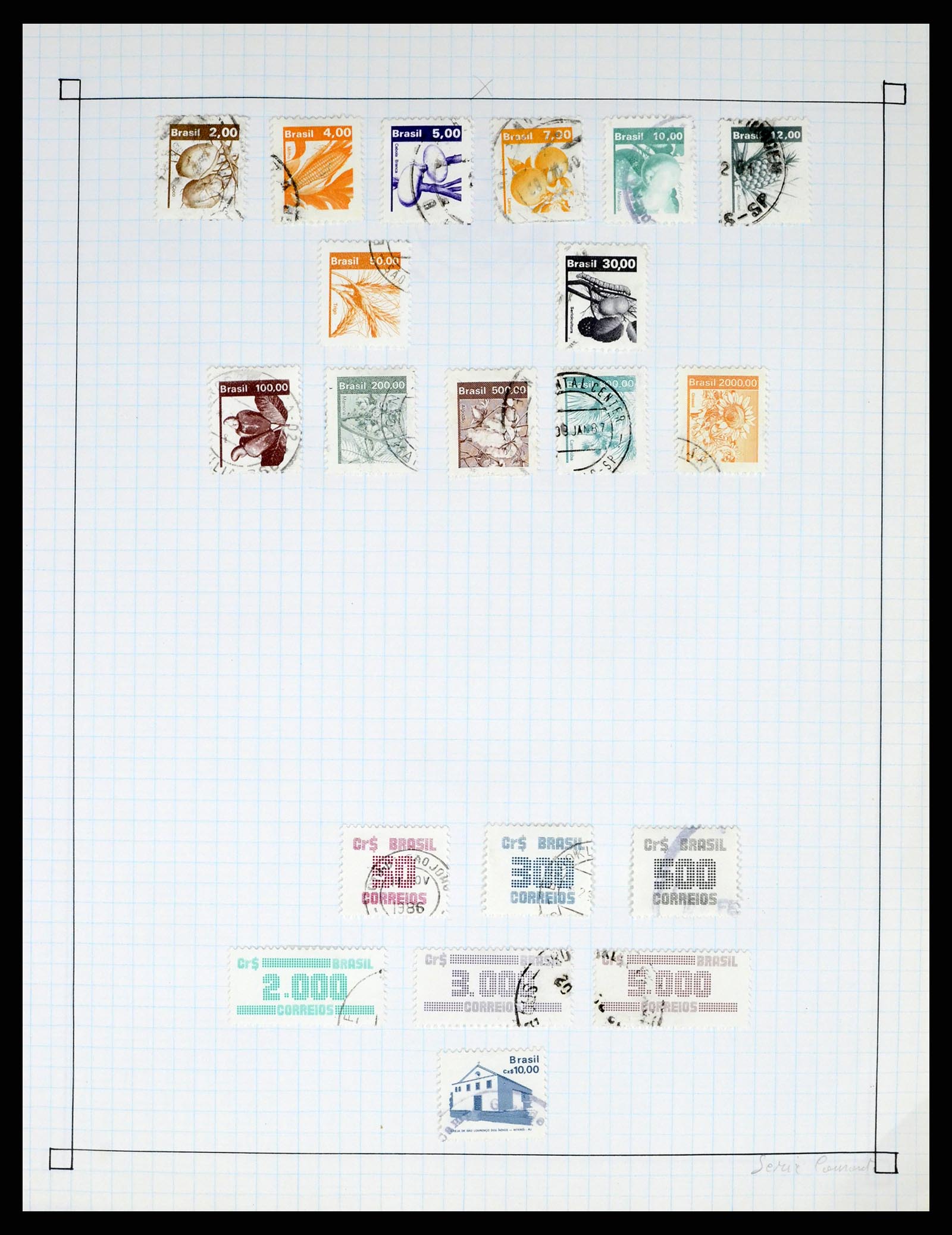 37286 052 - Postzegelverzameling 37286 Buiten Europa 1845-1980.