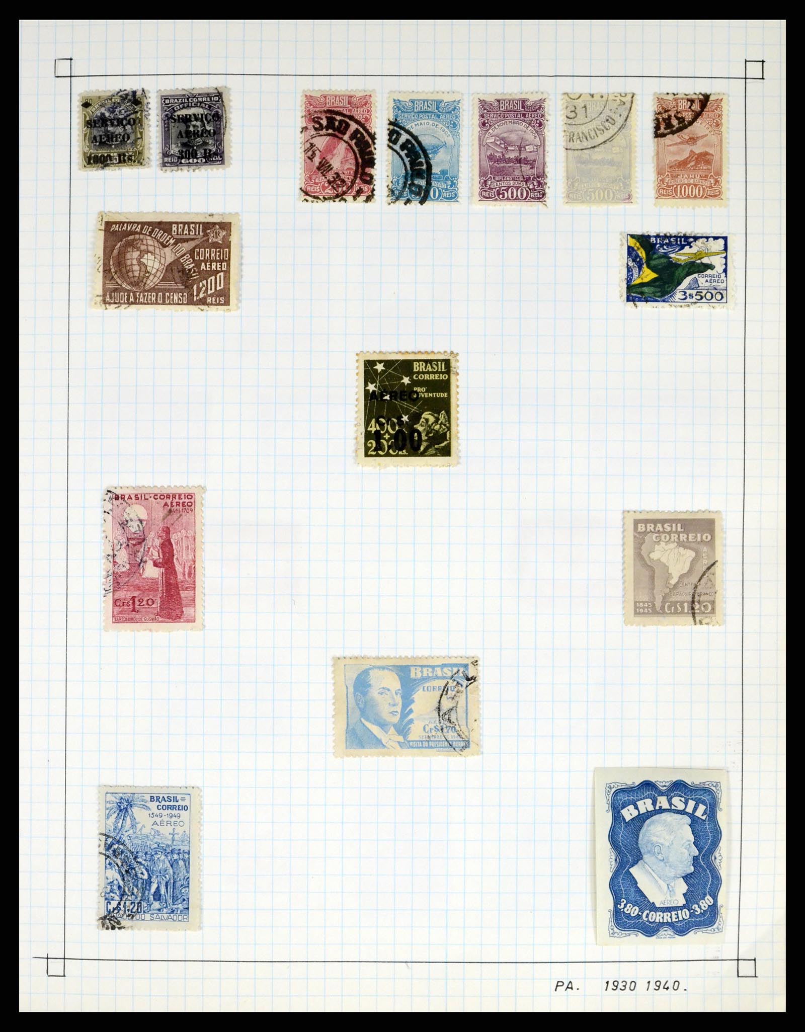 37286 057 - Postzegelverzameling 37286 Buiten Europa 1845-1980.
