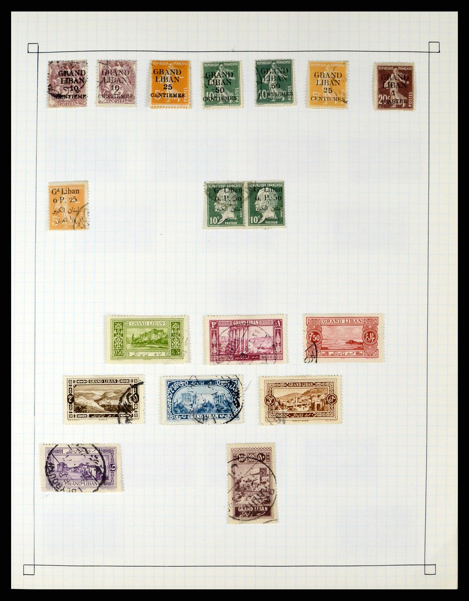 37286 061 - Postzegelverzameling 37286 Buiten Europa 1845-1980.