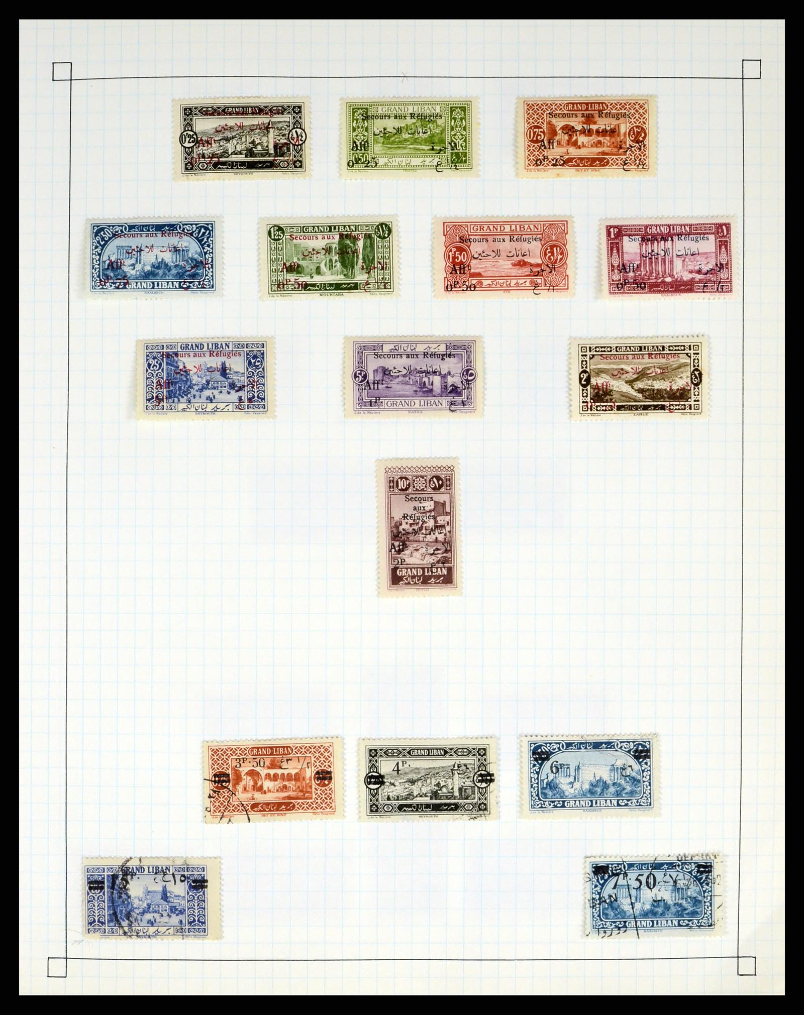 37286 062 - Postzegelverzameling 37286 Buiten Europa 1845-1980.