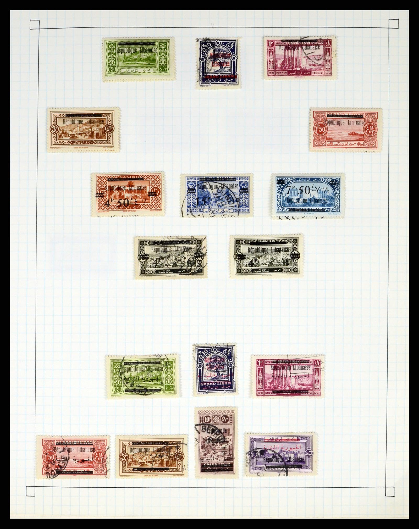 37286 063 - Postzegelverzameling 37286 Buiten Europa 1845-1980.