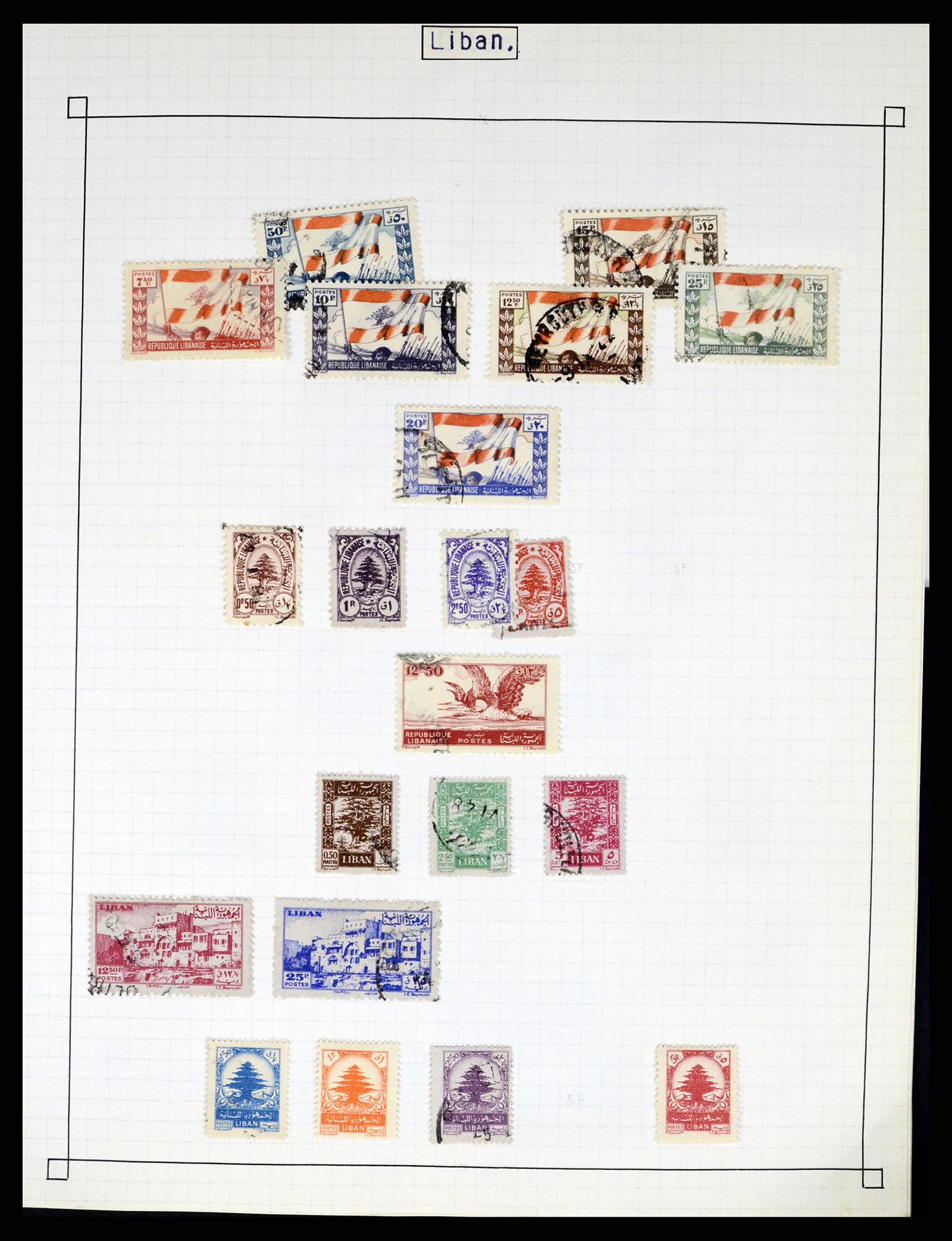 37286 069 - Postzegelverzameling 37286 Buiten Europa 1845-1980.