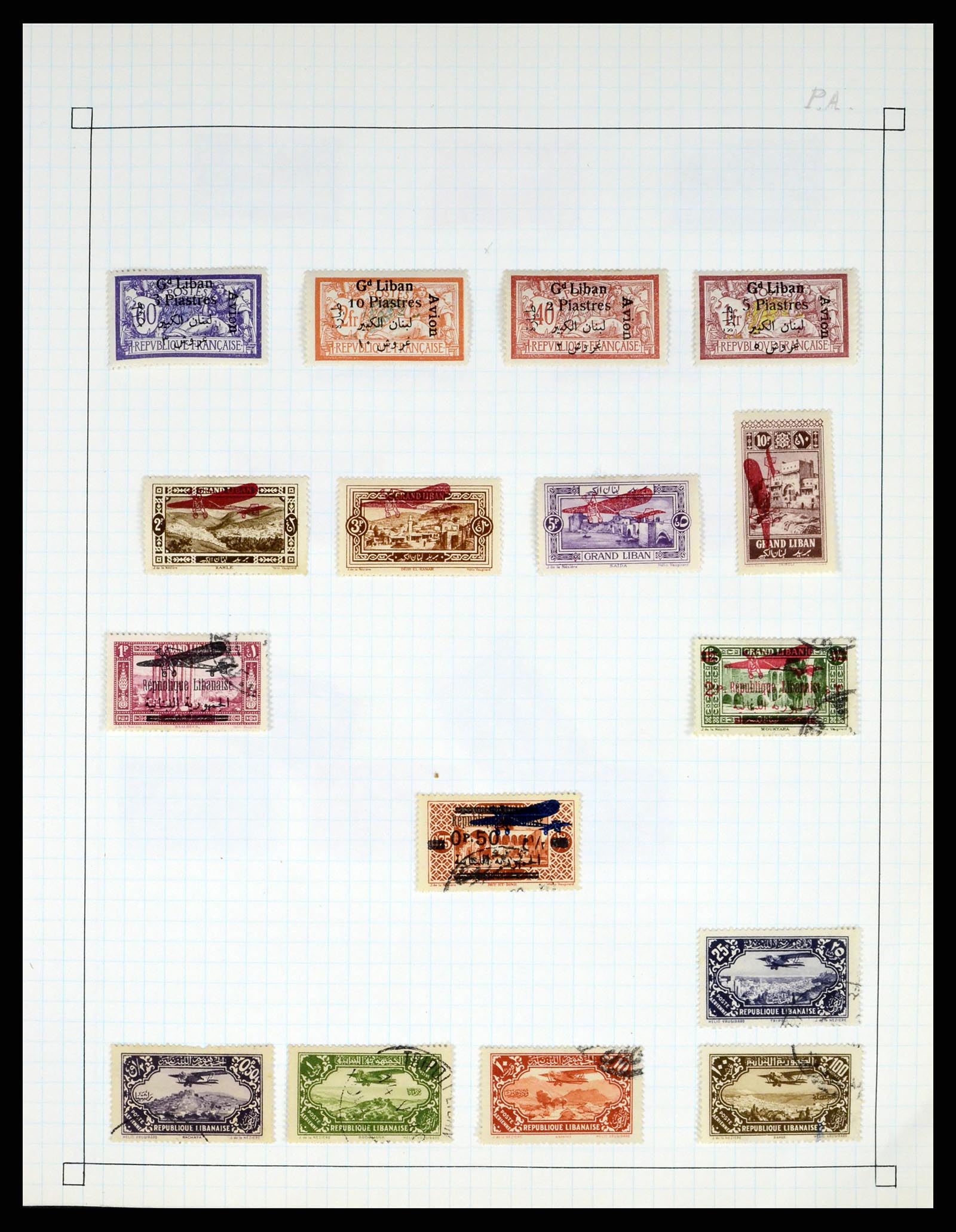 37286 080 - Postzegelverzameling 37286 Buiten Europa 1845-1980.