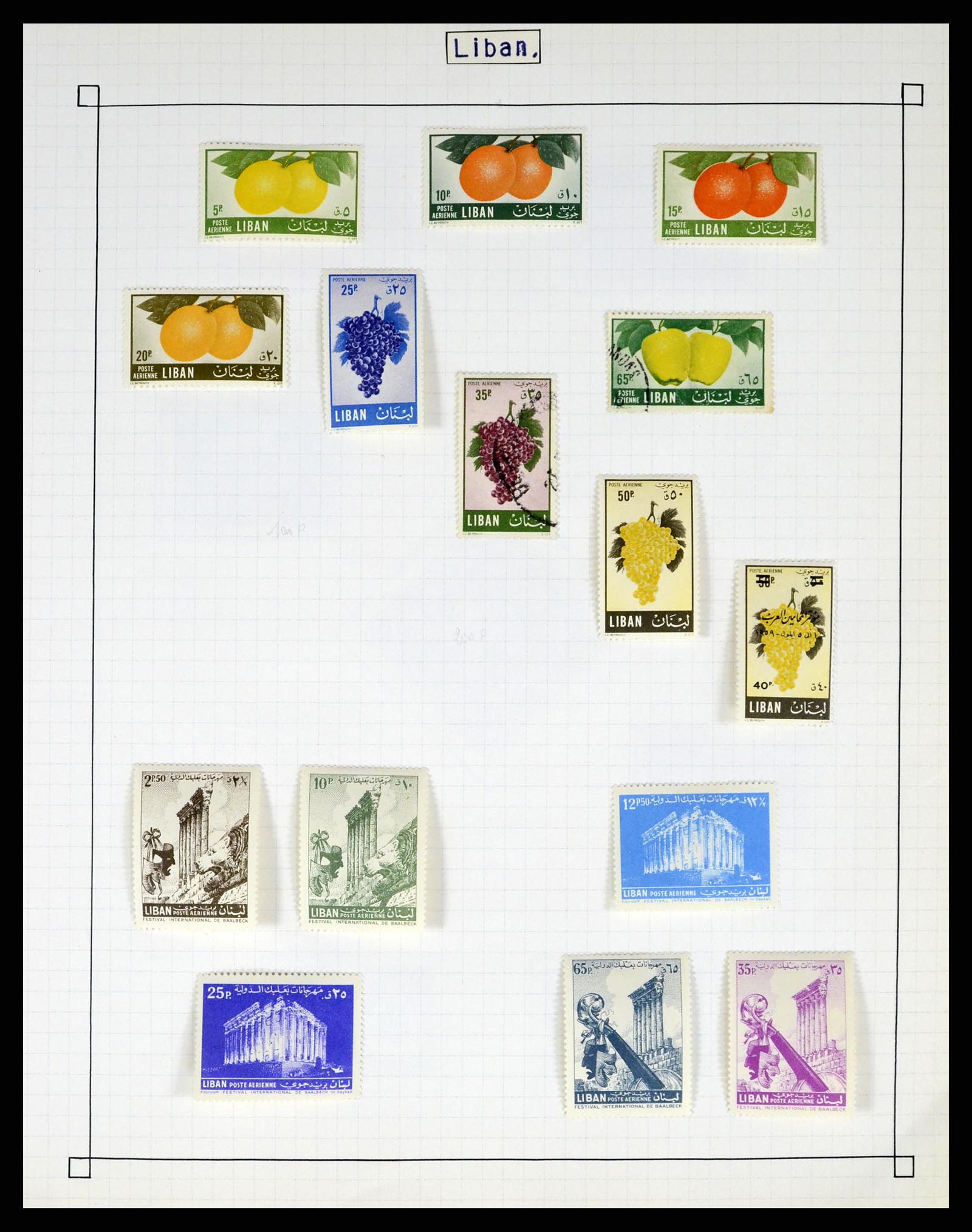 37286 085 - Postzegelverzameling 37286 Buiten Europa 1845-1980.