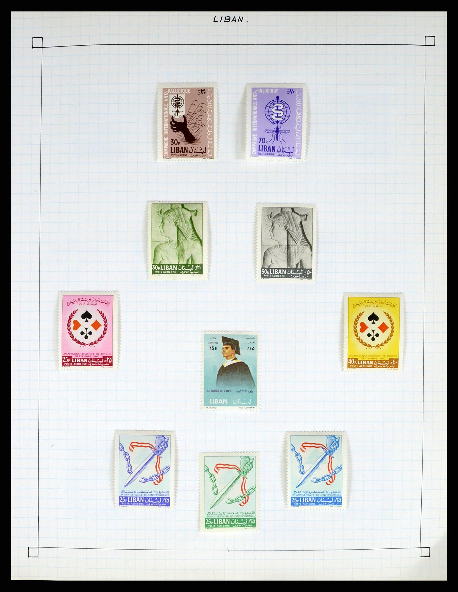 37286 095 - Postzegelverzameling 37286 Buiten Europa 1845-1980.