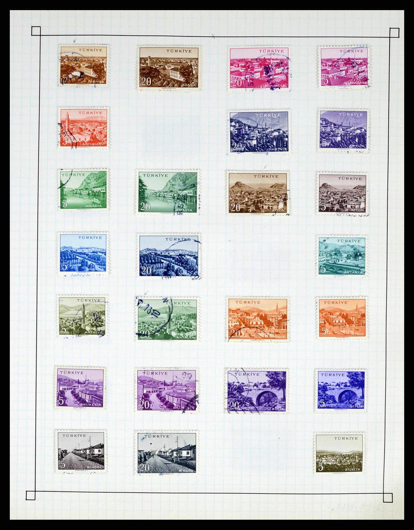 37286 122 - Postzegelverzameling 37286 Buiten Europa 1845-1980.