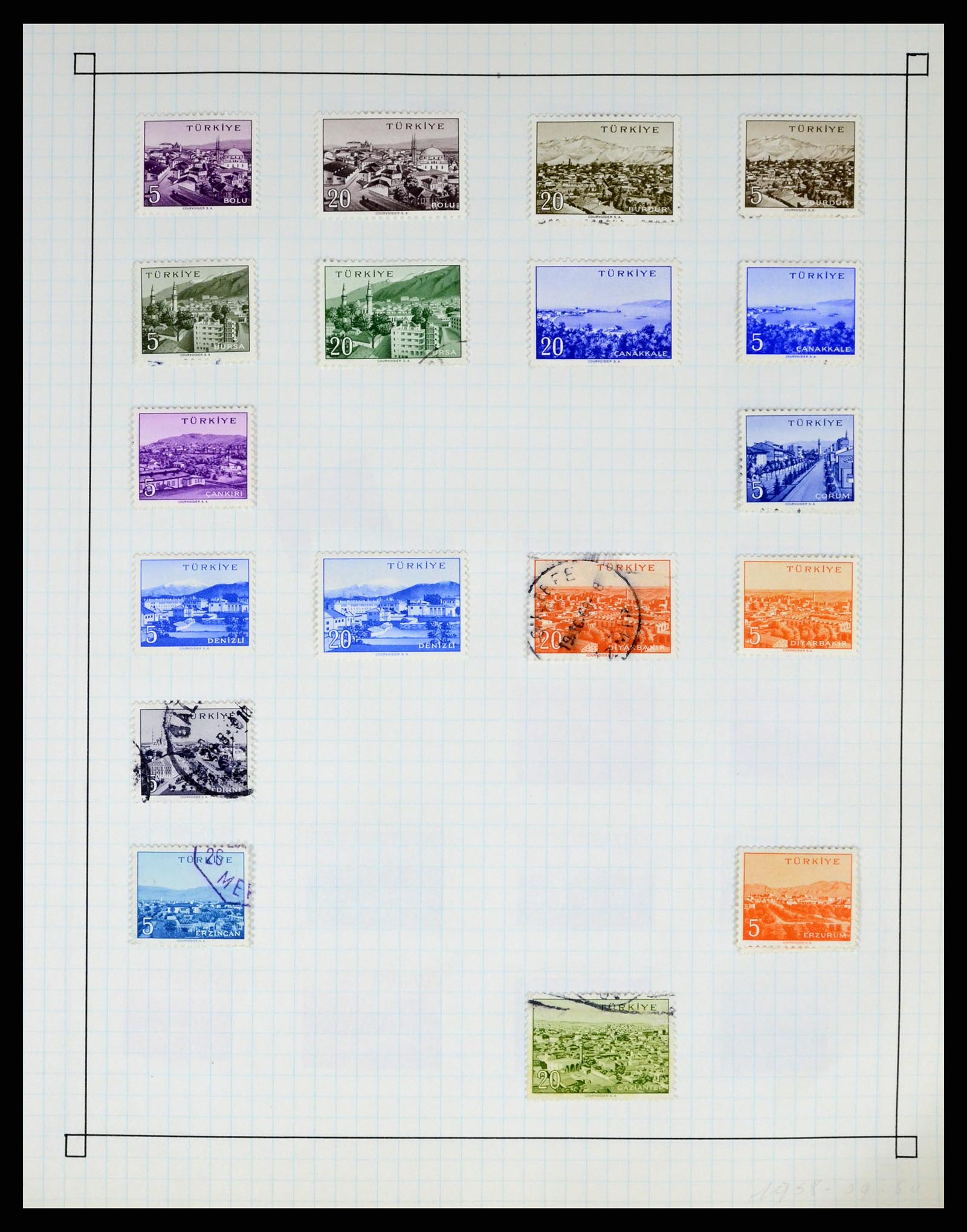 37286 123 - Postzegelverzameling 37286 Buiten Europa 1845-1980.