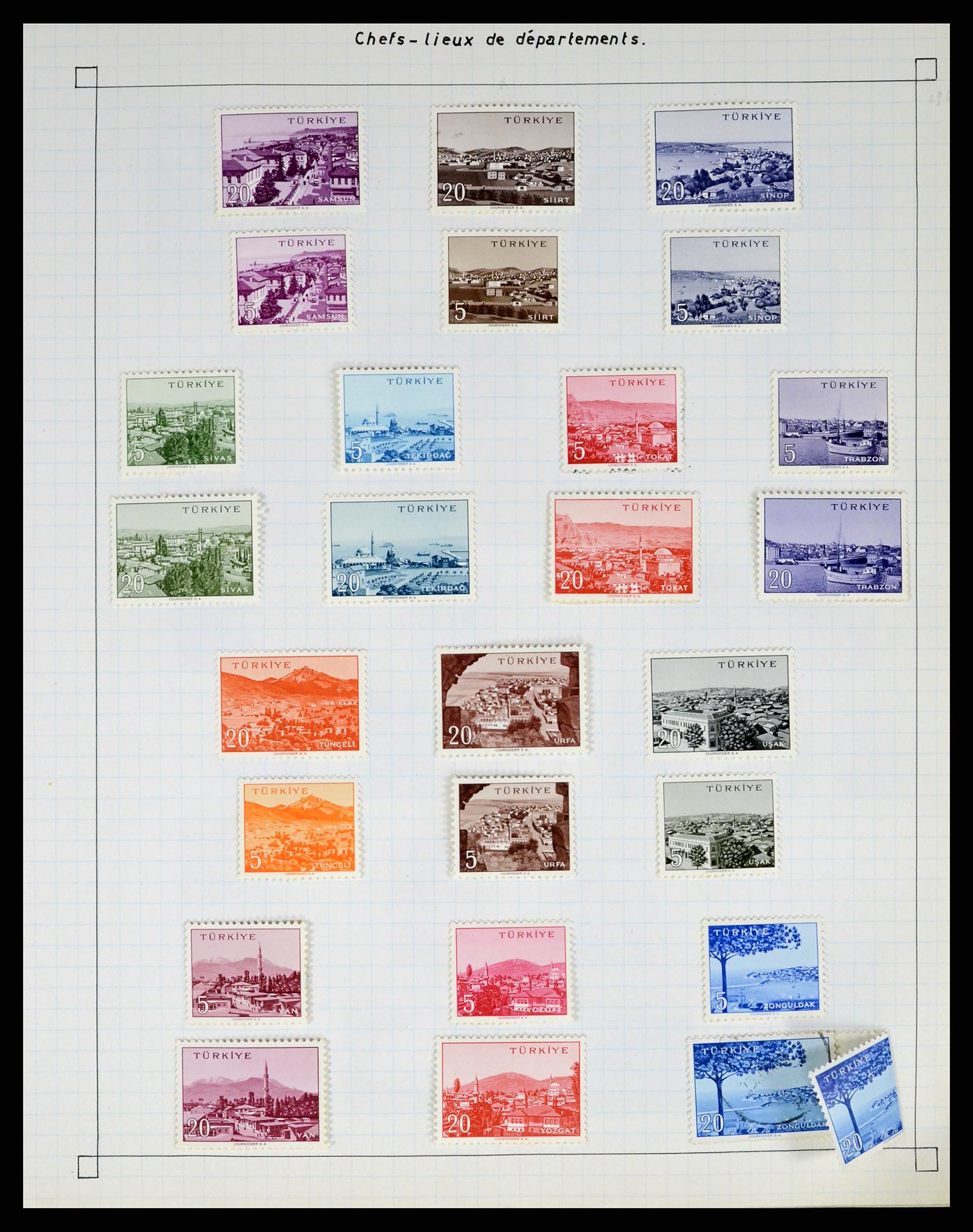 37286 126 - Postzegelverzameling 37286 Buiten Europa 1845-1980.