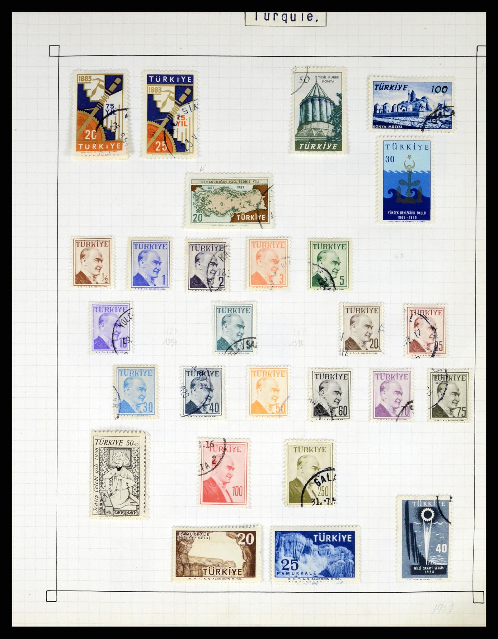 37286 127 - Postzegelverzameling 37286 Buiten Europa 1845-1980.