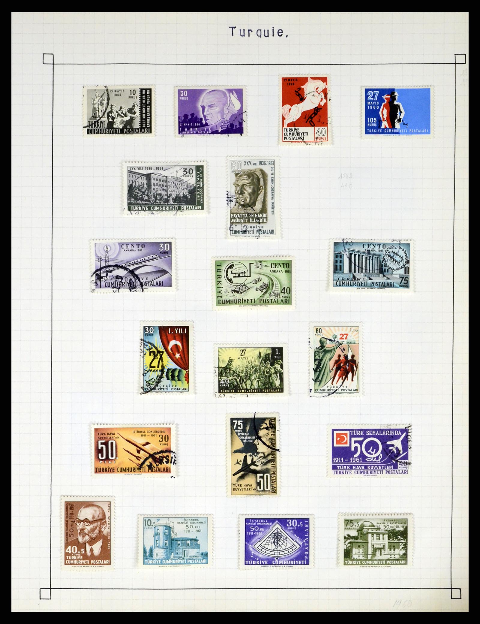 37286 132 - Postzegelverzameling 37286 Buiten Europa 1845-1980.
