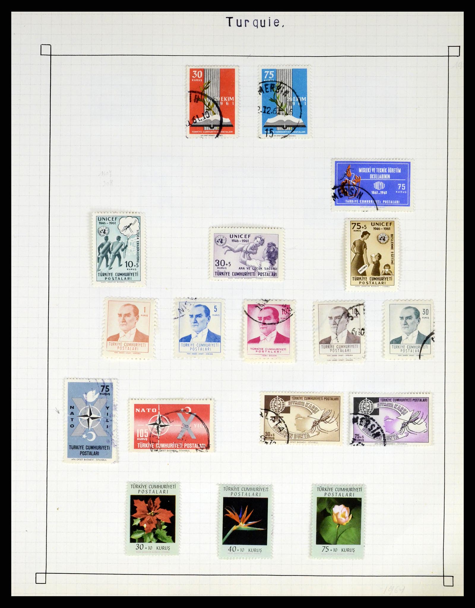 37286 133 - Postzegelverzameling 37286 Buiten Europa 1845-1980.