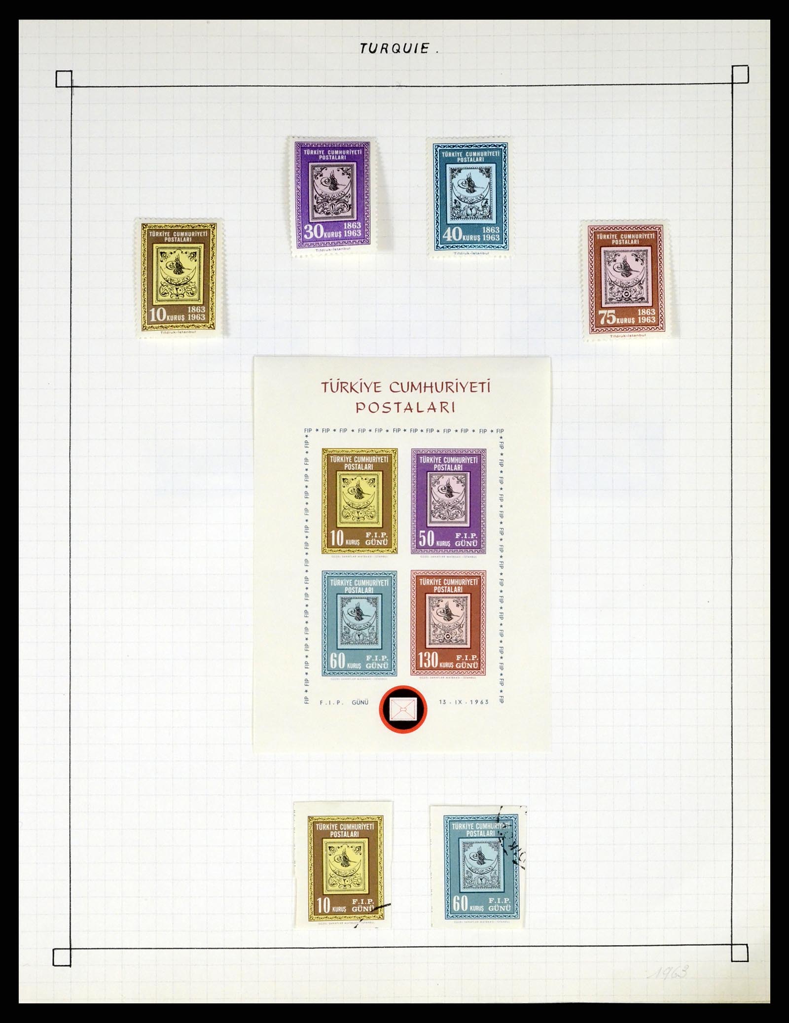 37286 135 - Postzegelverzameling 37286 Buiten Europa 1845-1980.