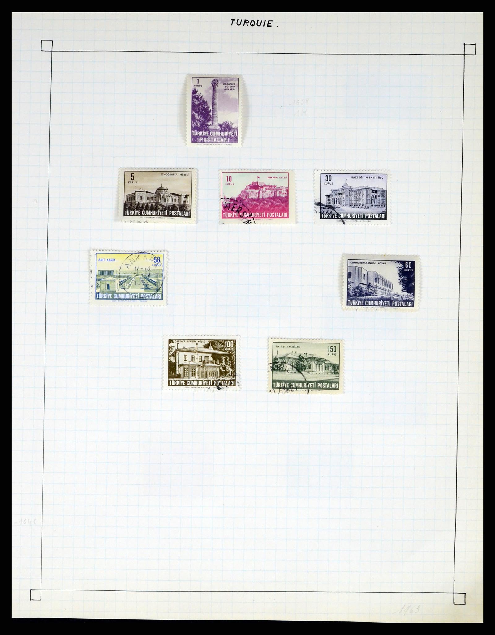 37286 136 - Postzegelverzameling 37286 Buiten Europa 1845-1980.