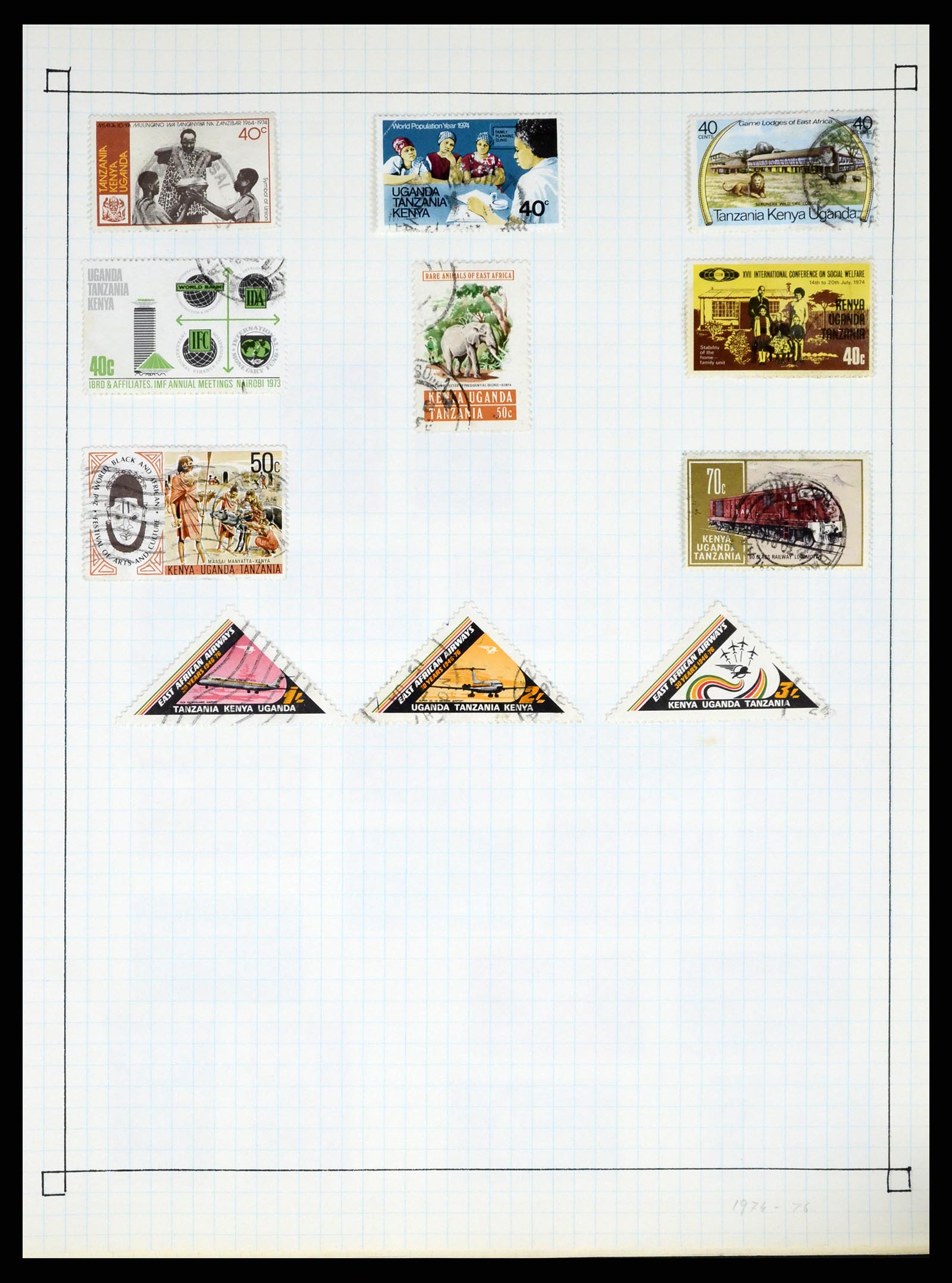 37286 383 - Postzegelverzameling 37286 Buiten Europa 1845-1980.