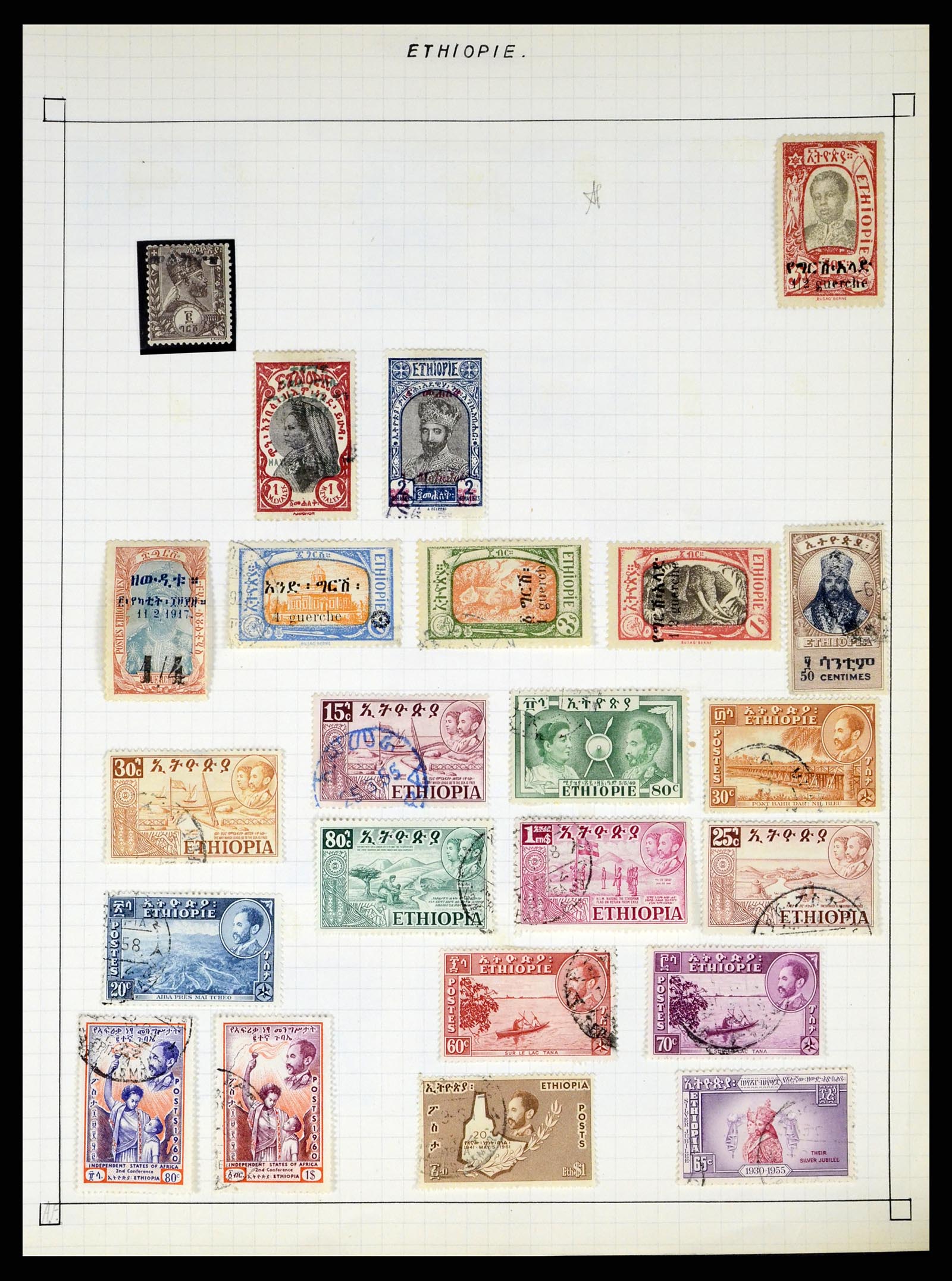 37286 384 - Stamp collection 37286 Outside Europe 1845-1980.