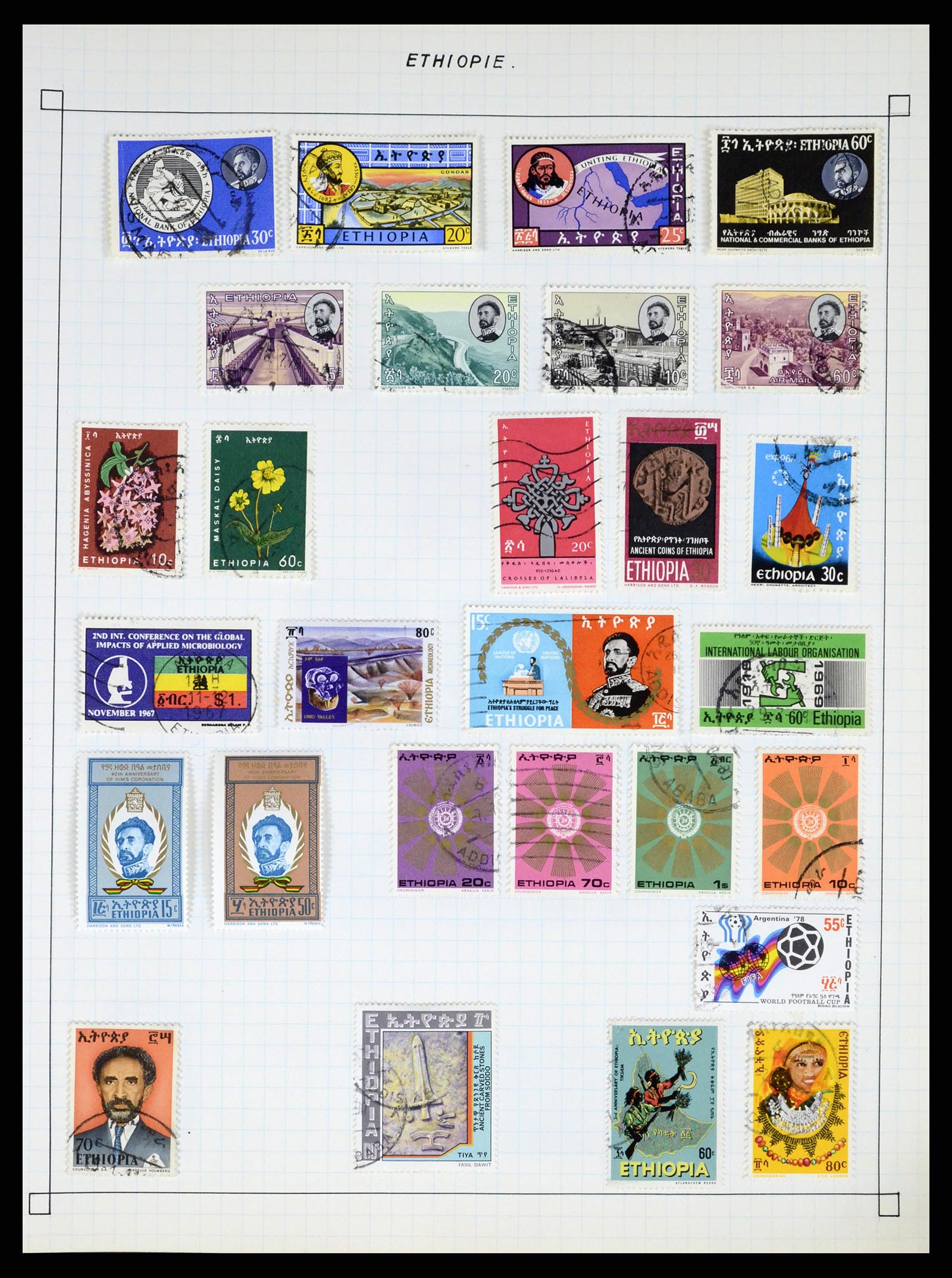 37286 386 - Stamp collection 37286 Outside Europe 1845-1980.