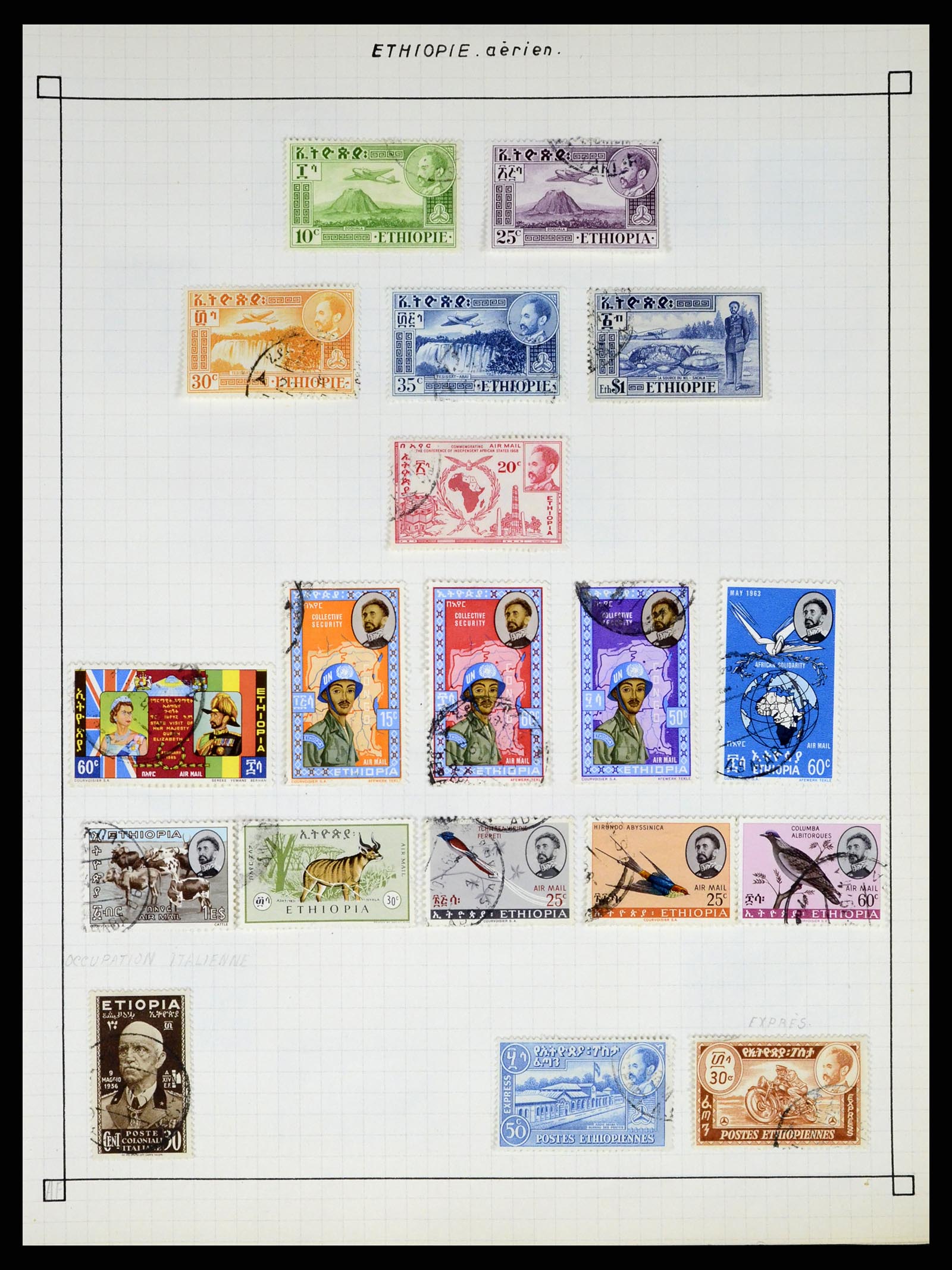 37286 387 - Postzegelverzameling 37286 Buiten Europa 1845-1980.
