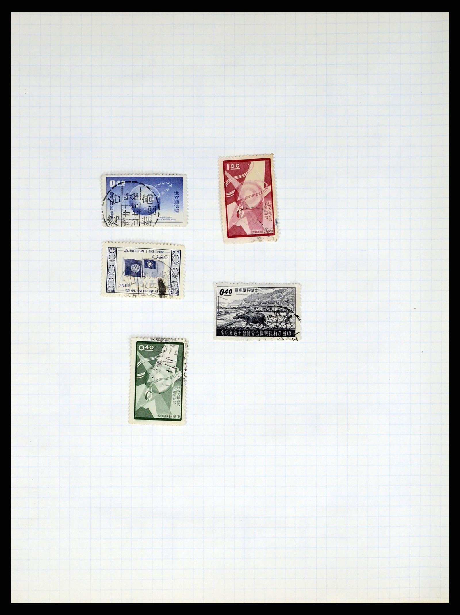 37286 388 - Postzegelverzameling 37286 Buiten Europa 1845-1980.