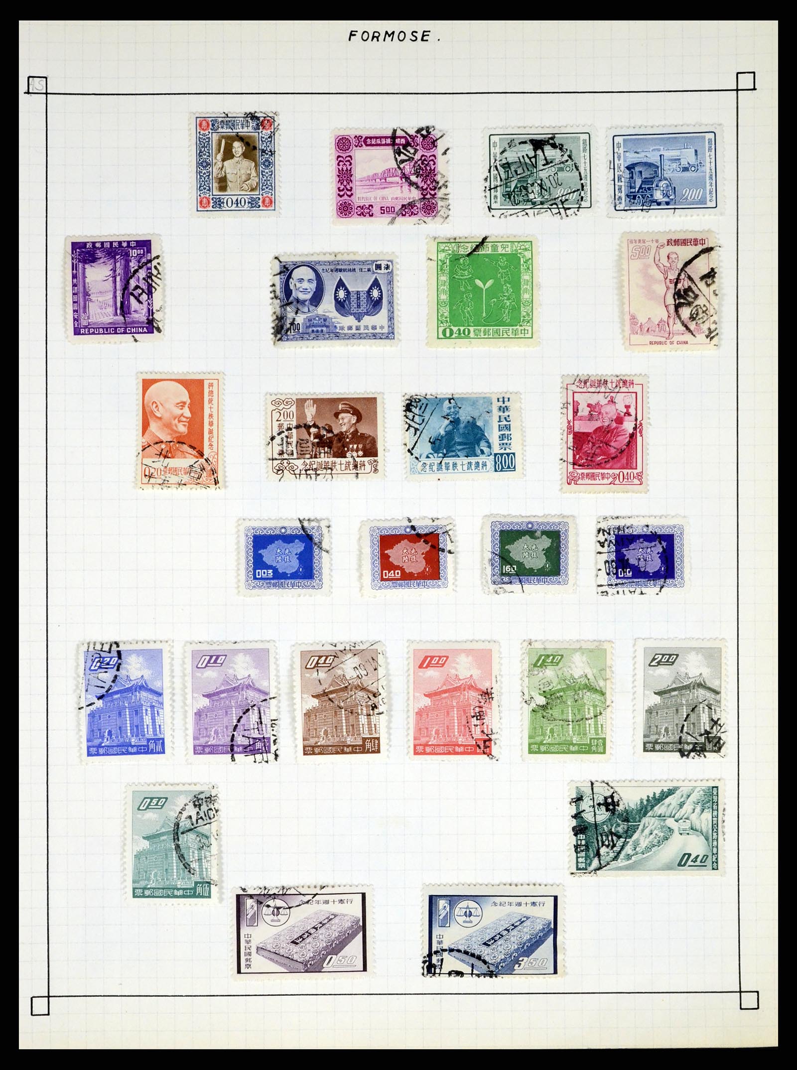 37286 389 - Postzegelverzameling 37286 Buiten Europa 1845-1980.