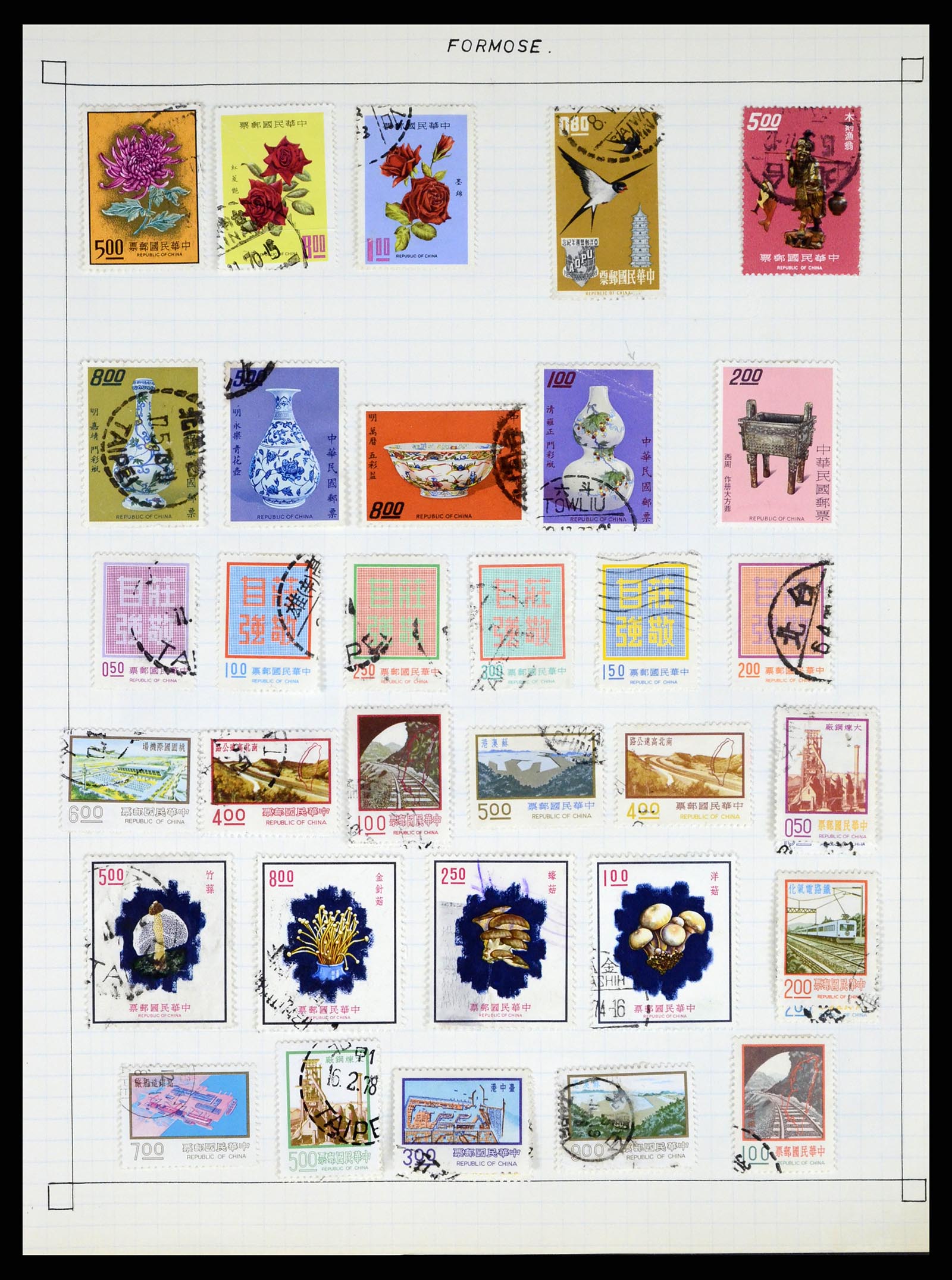 37286 394 - Postzegelverzameling 37286 Buiten Europa 1845-1980.