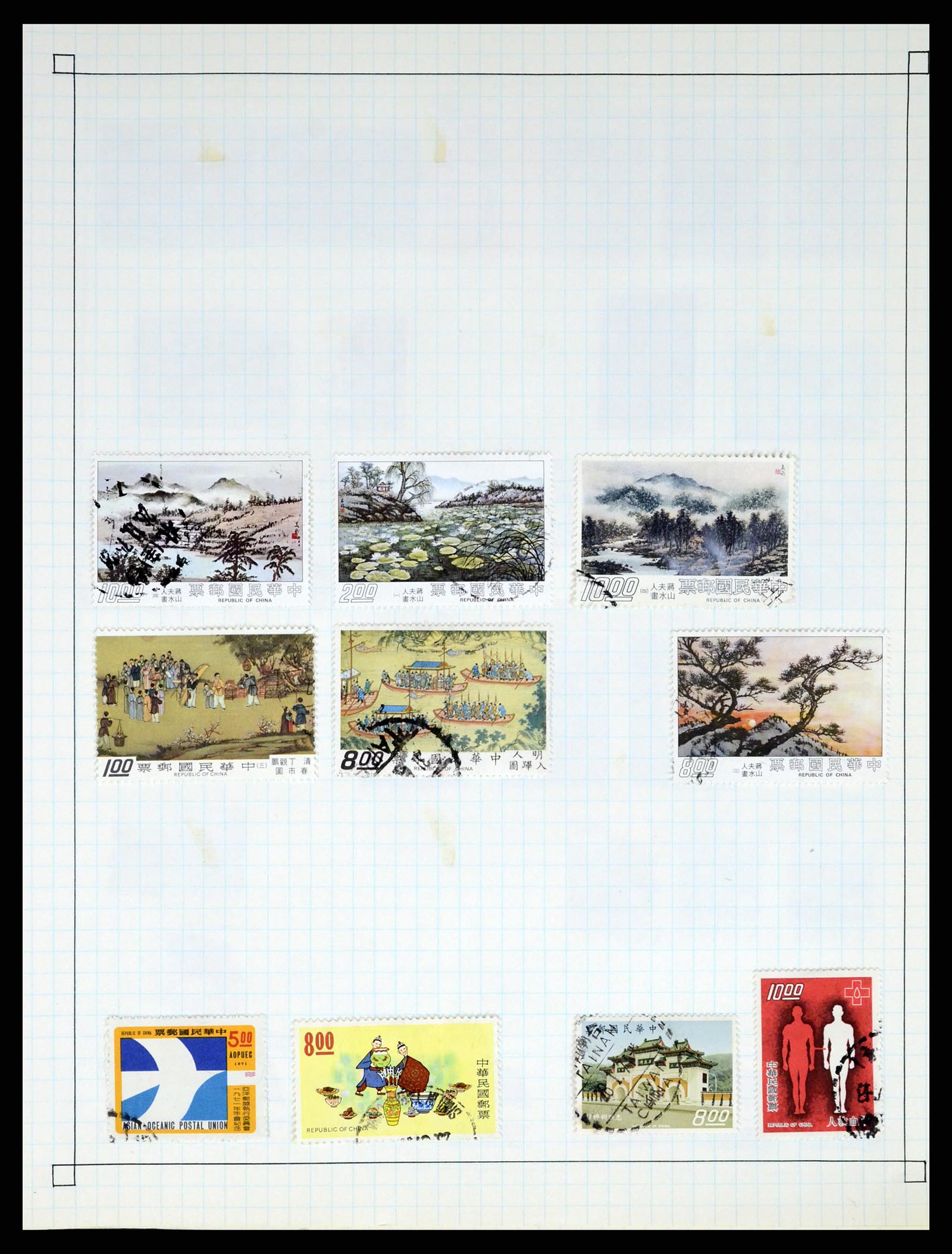 37286 395 - Postzegelverzameling 37286 Buiten Europa 1845-1980.