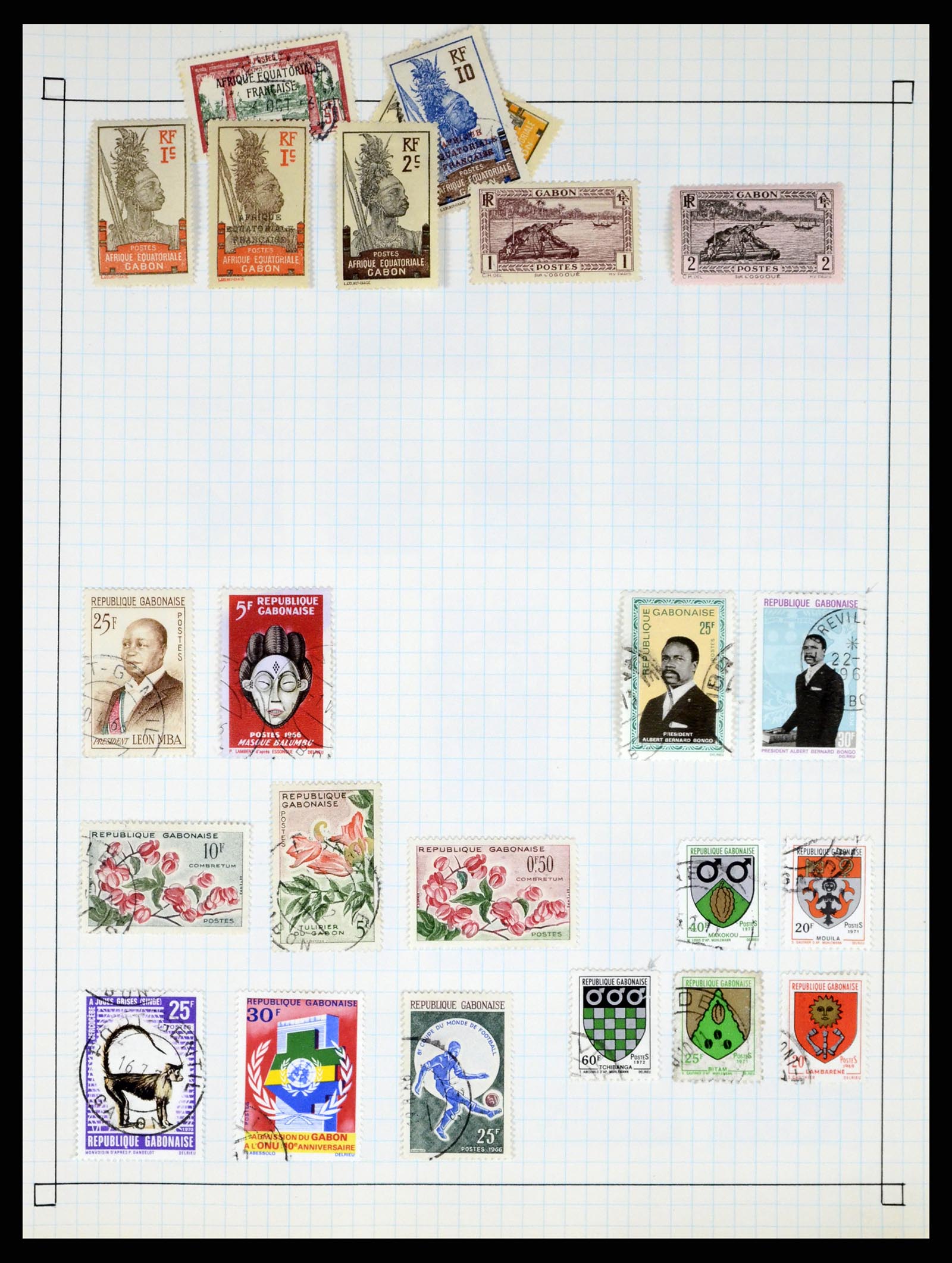37286 398 - Stamp collection 37286 Outside Europe 1845-1980.