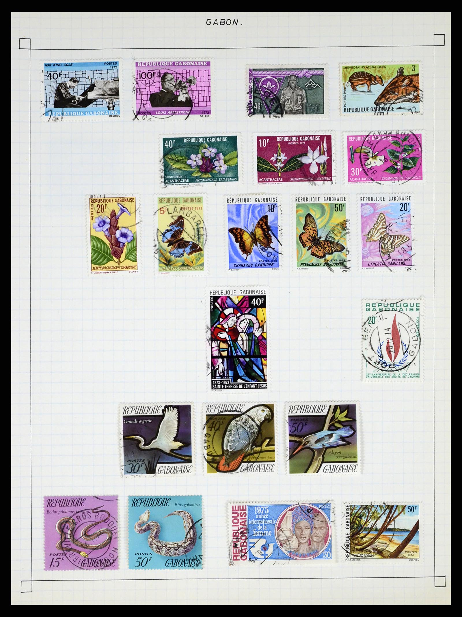 37286 399 - Postzegelverzameling 37286 Buiten Europa 1845-1980.