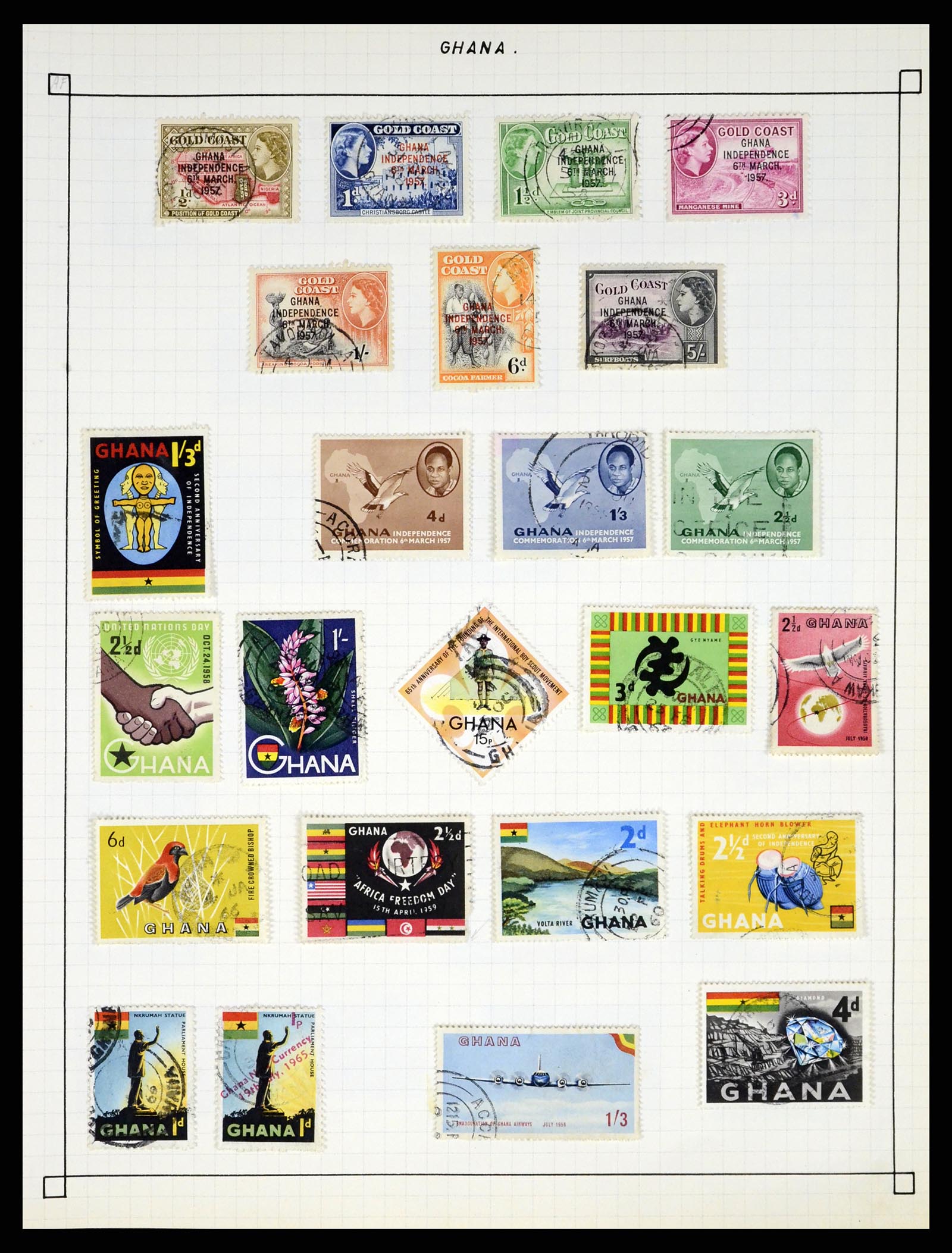 37286 403 - Stamp collection 37286 Outside Europe 1845-1980.