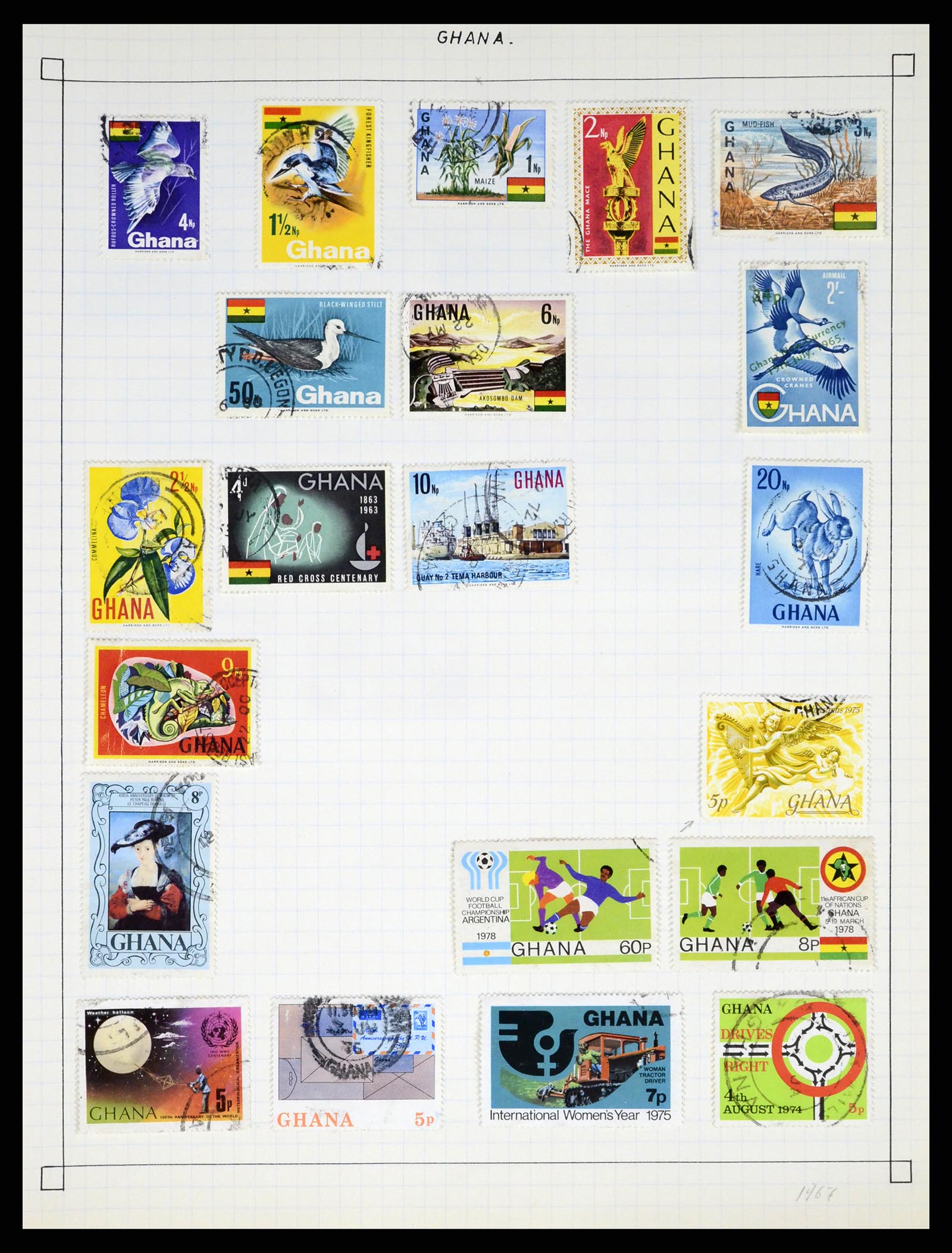 37286 404 - Stamp collection 37286 Outside Europe 1845-1980.