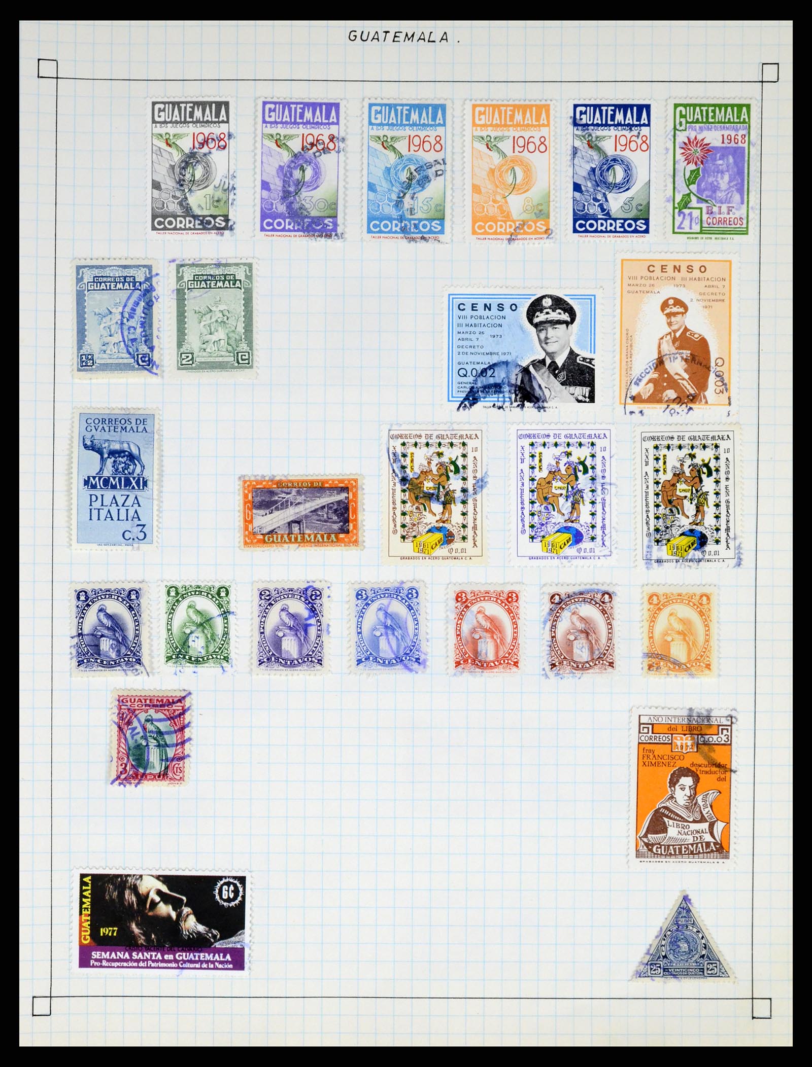 37286 406 - Postzegelverzameling 37286 Buiten Europa 1845-1980.