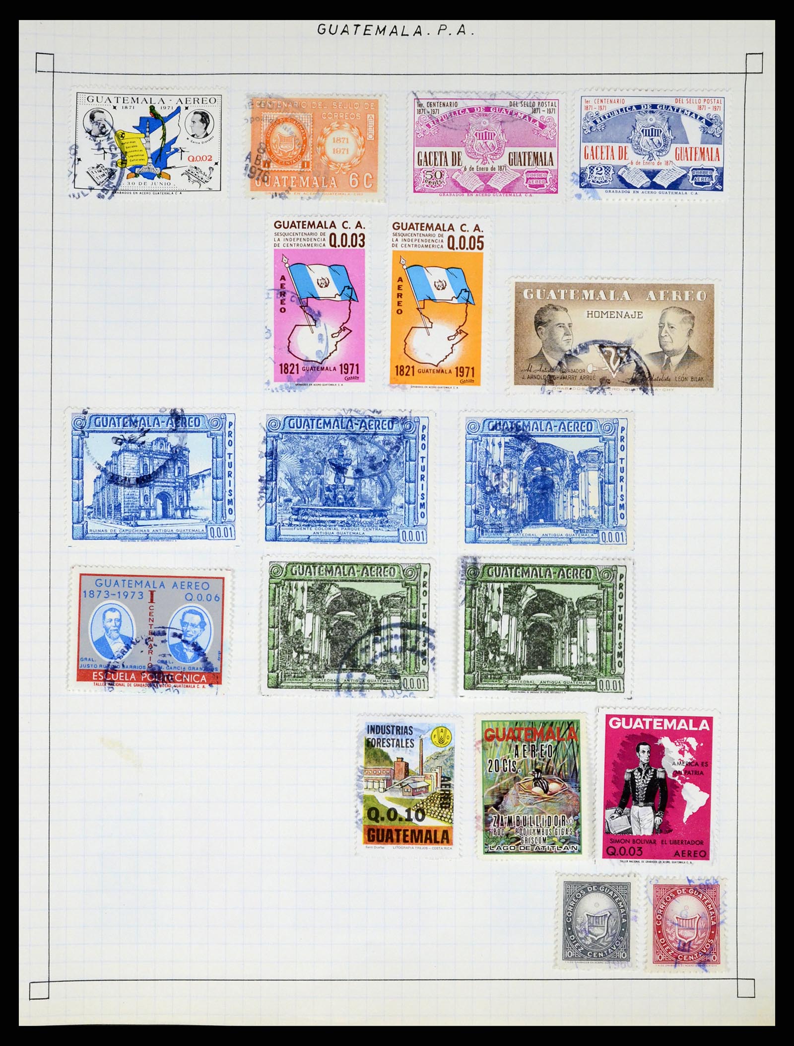 37286 408 - Postzegelverzameling 37286 Buiten Europa 1845-1980.