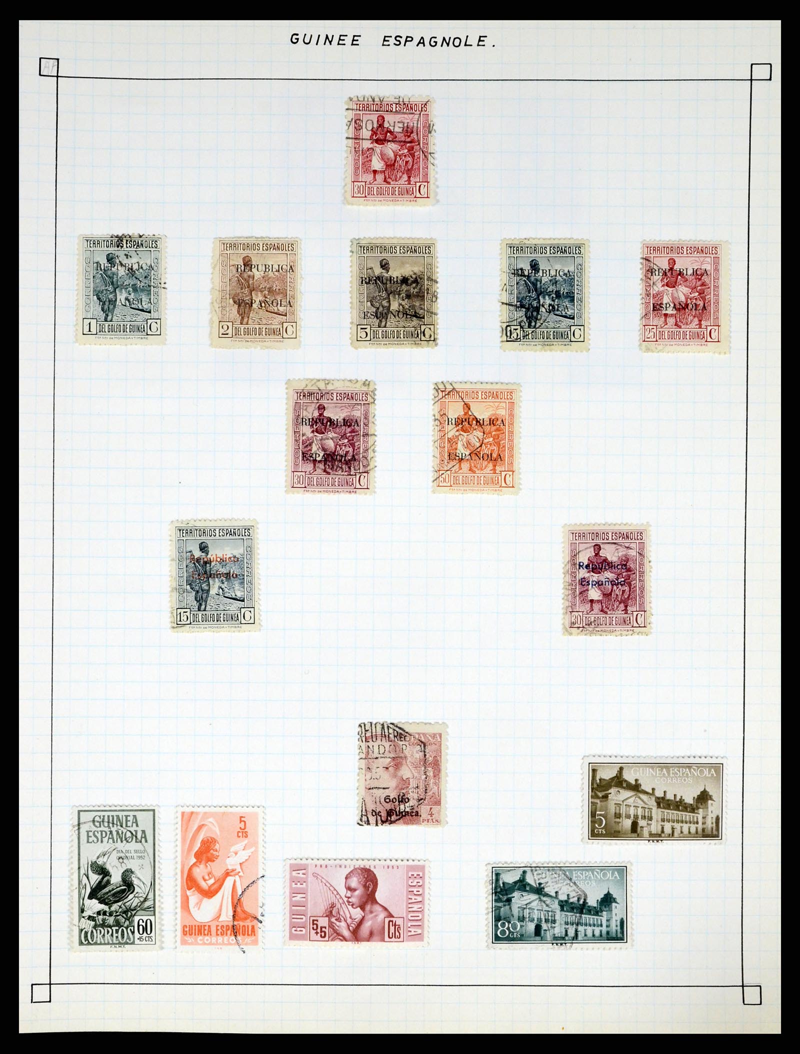 37286 409 - Postzegelverzameling 37286 Buiten Europa 1845-1980.