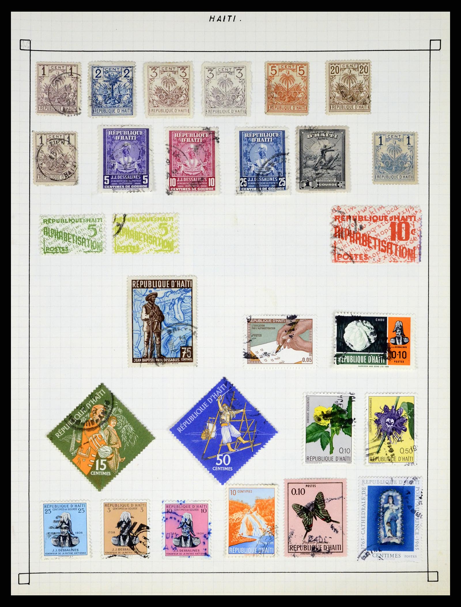 37286 414 - Postzegelverzameling 37286 Buiten Europa 1845-1980.