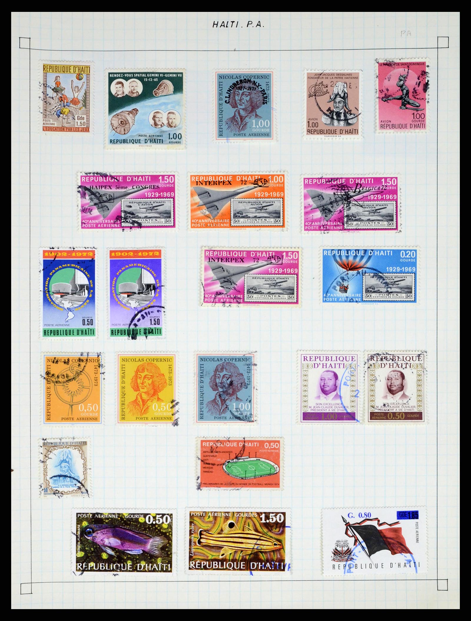37286 419 - Postzegelverzameling 37286 Buiten Europa 1845-1980.