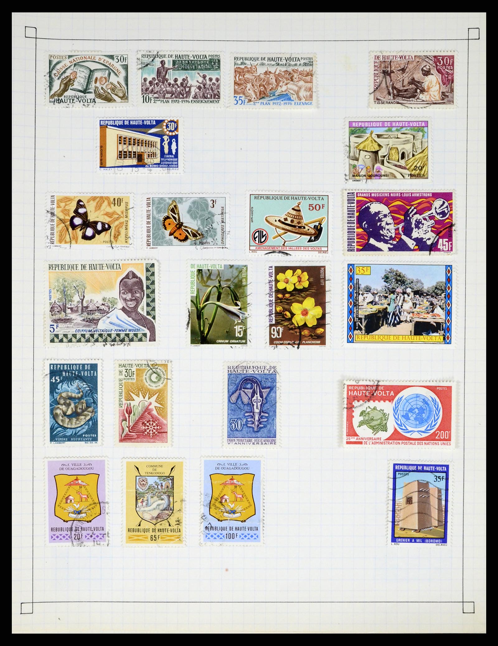 37286 422 - Postzegelverzameling 37286 Buiten Europa 1845-1980.