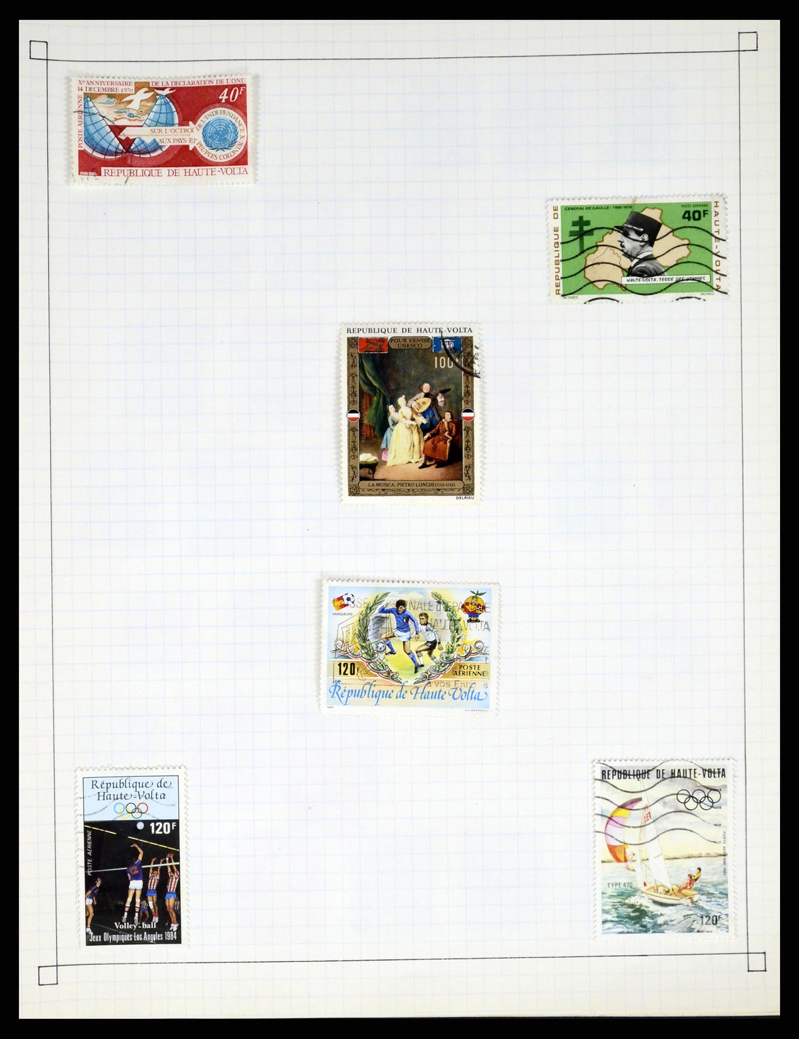37286 423 - Postzegelverzameling 37286 Buiten Europa 1845-1980.