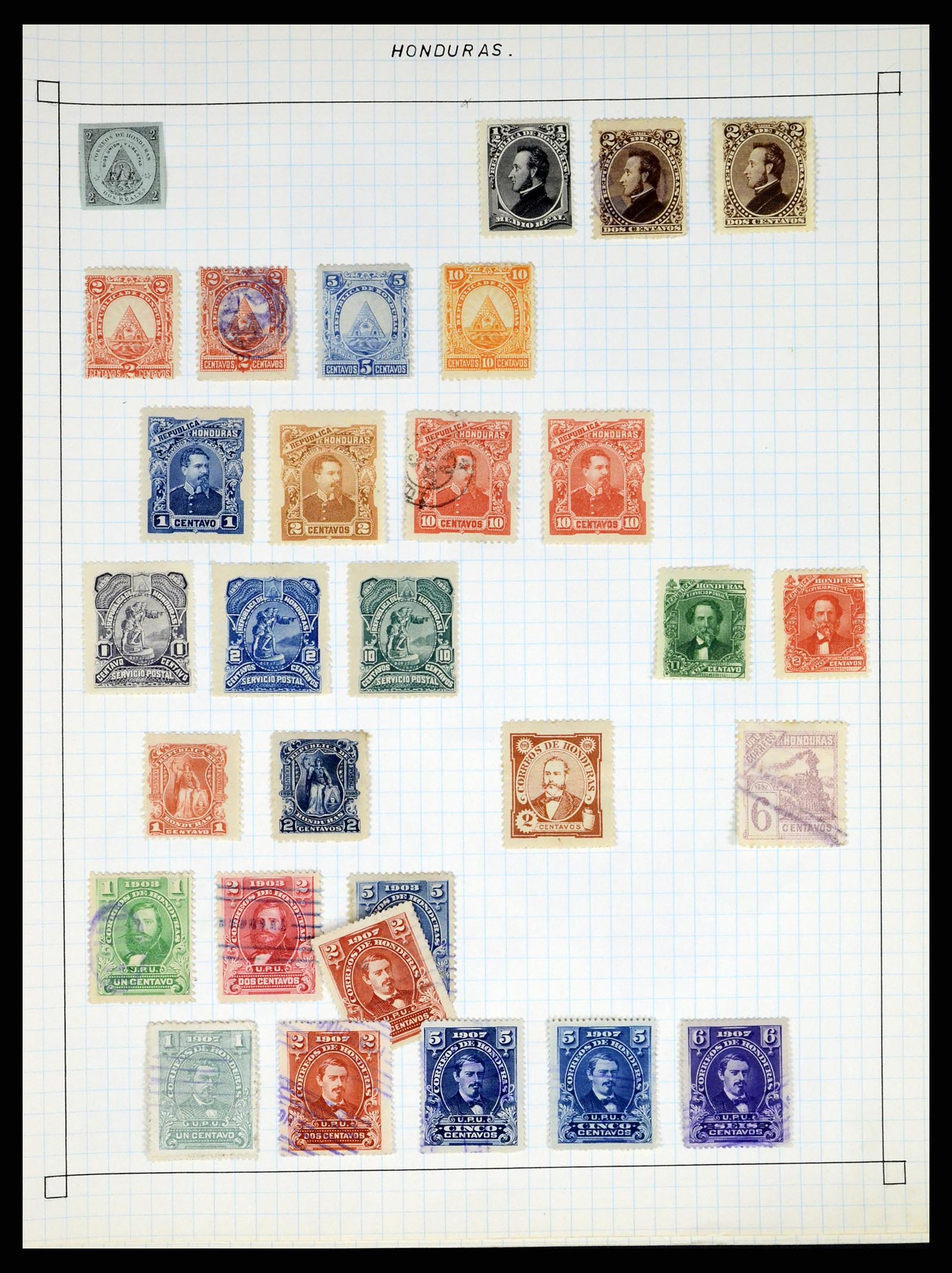 37286 424 - Postzegelverzameling 37286 Buiten Europa 1845-1980.