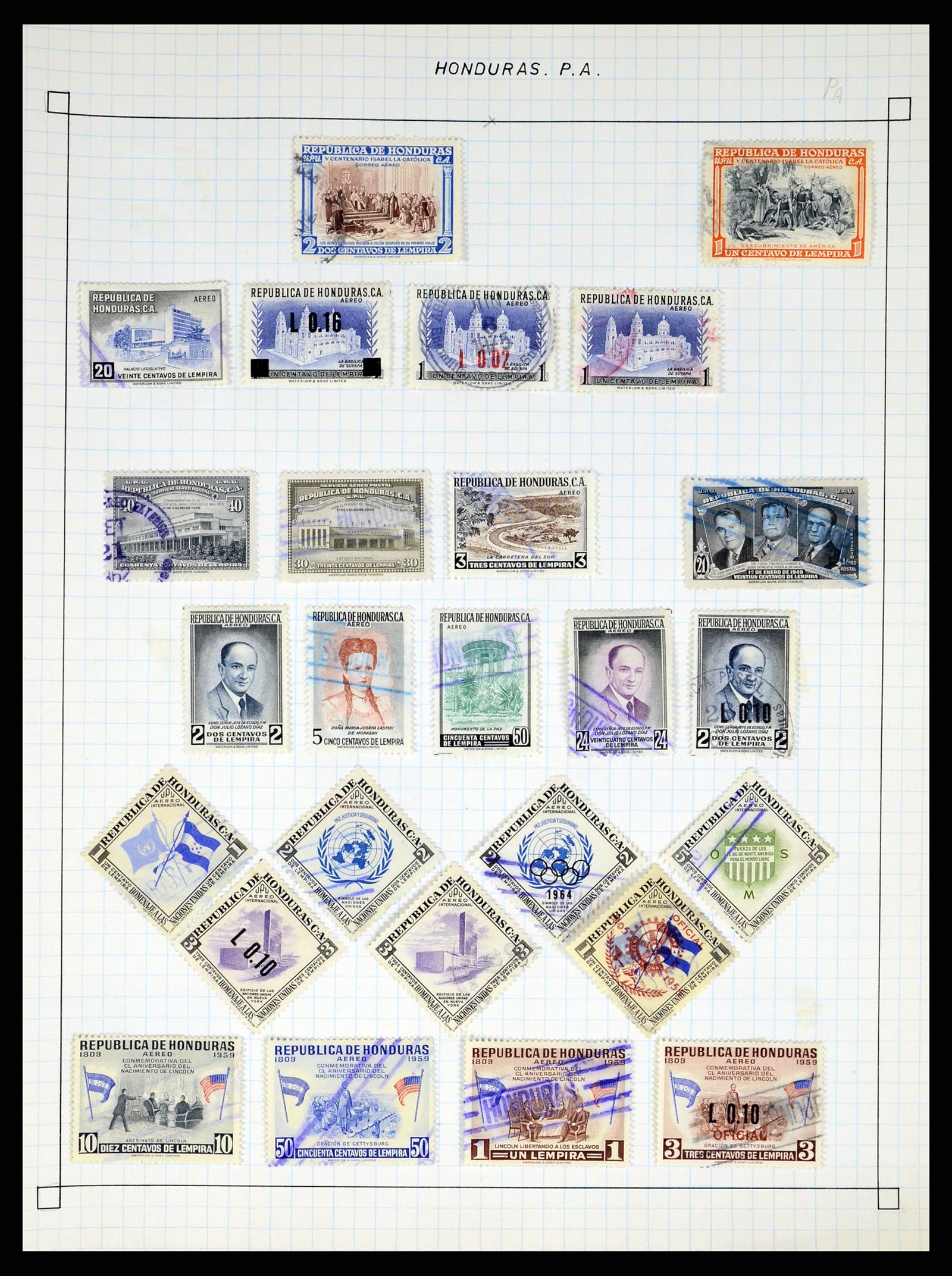 37286 425 - Postzegelverzameling 37286 Buiten Europa 1845-1980.