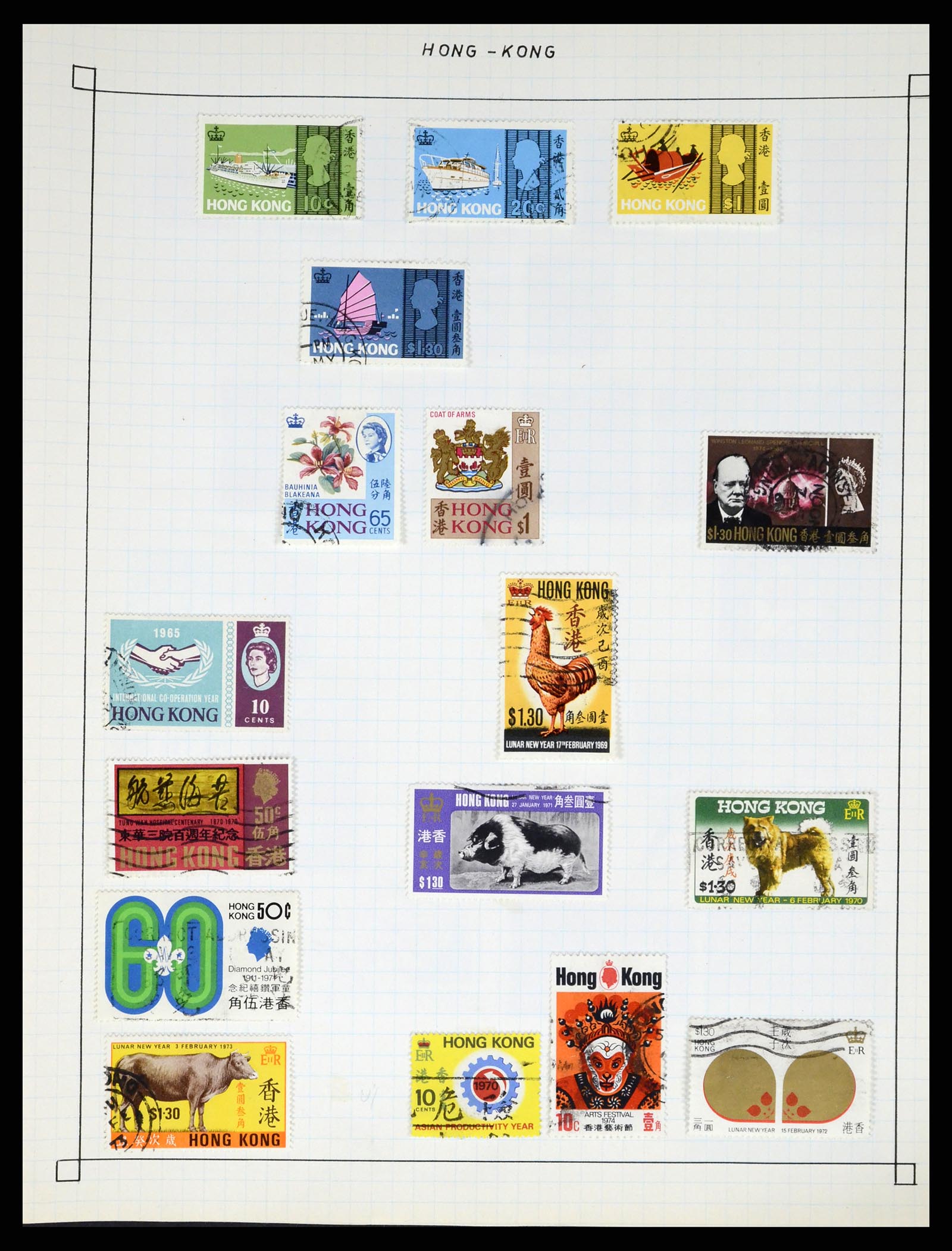 37286 430 - Postzegelverzameling 37286 Buiten Europa 1845-1980.