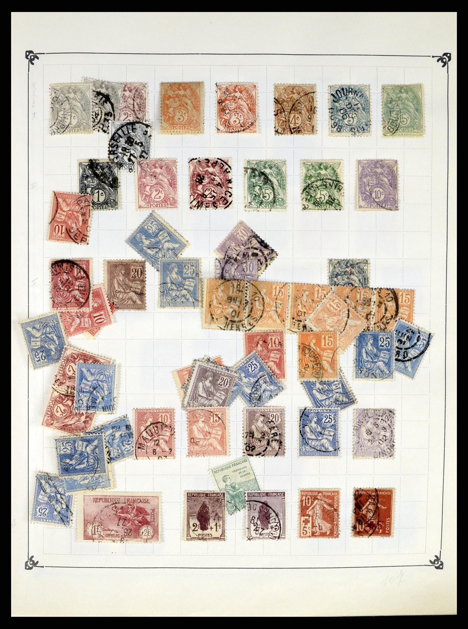 37287 007 - Stamp collection 37287 France 1849-1998.