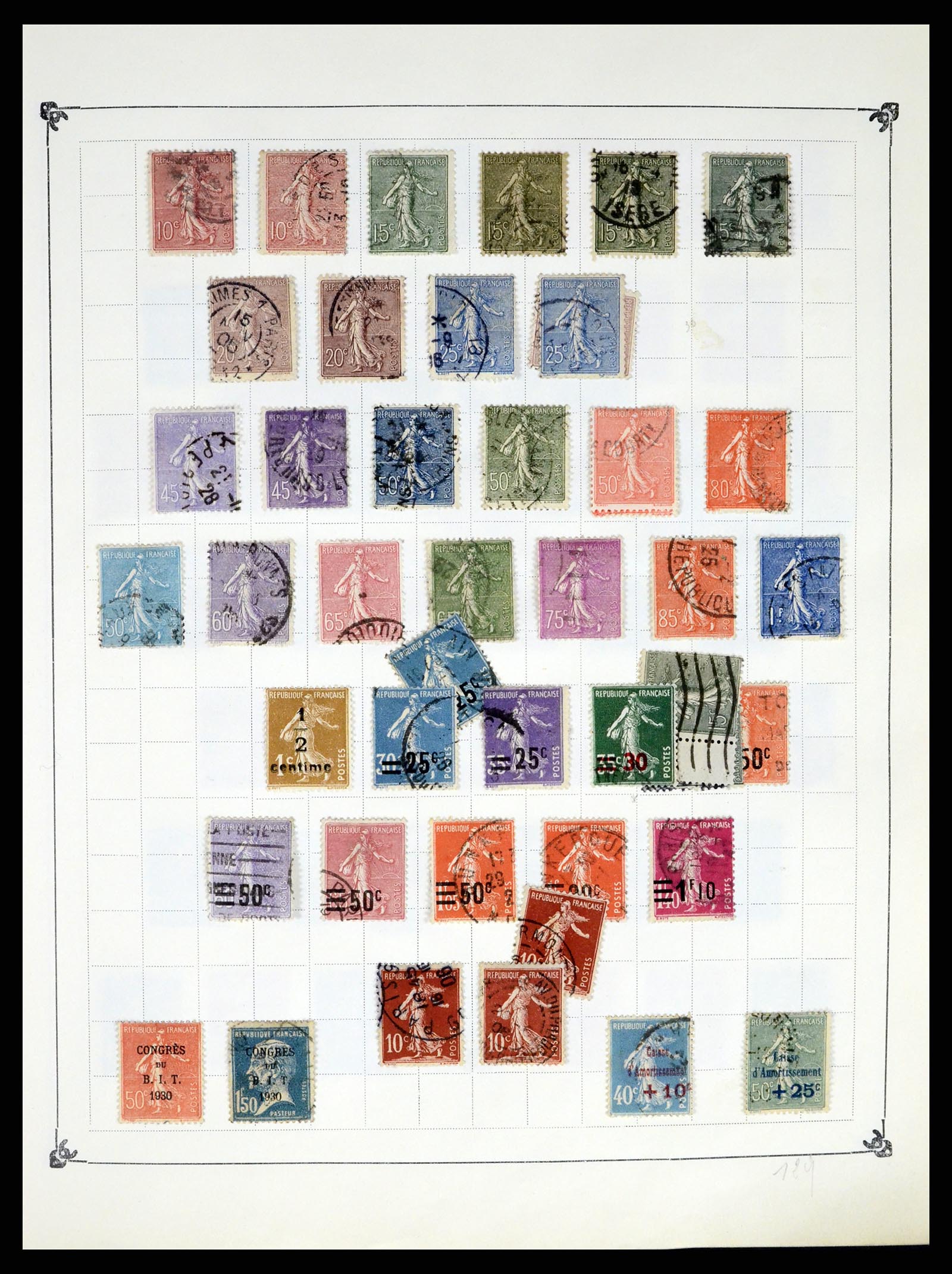 37287 008 - Postzegelverzameling 37287 Frankrijk 1849-1998.
